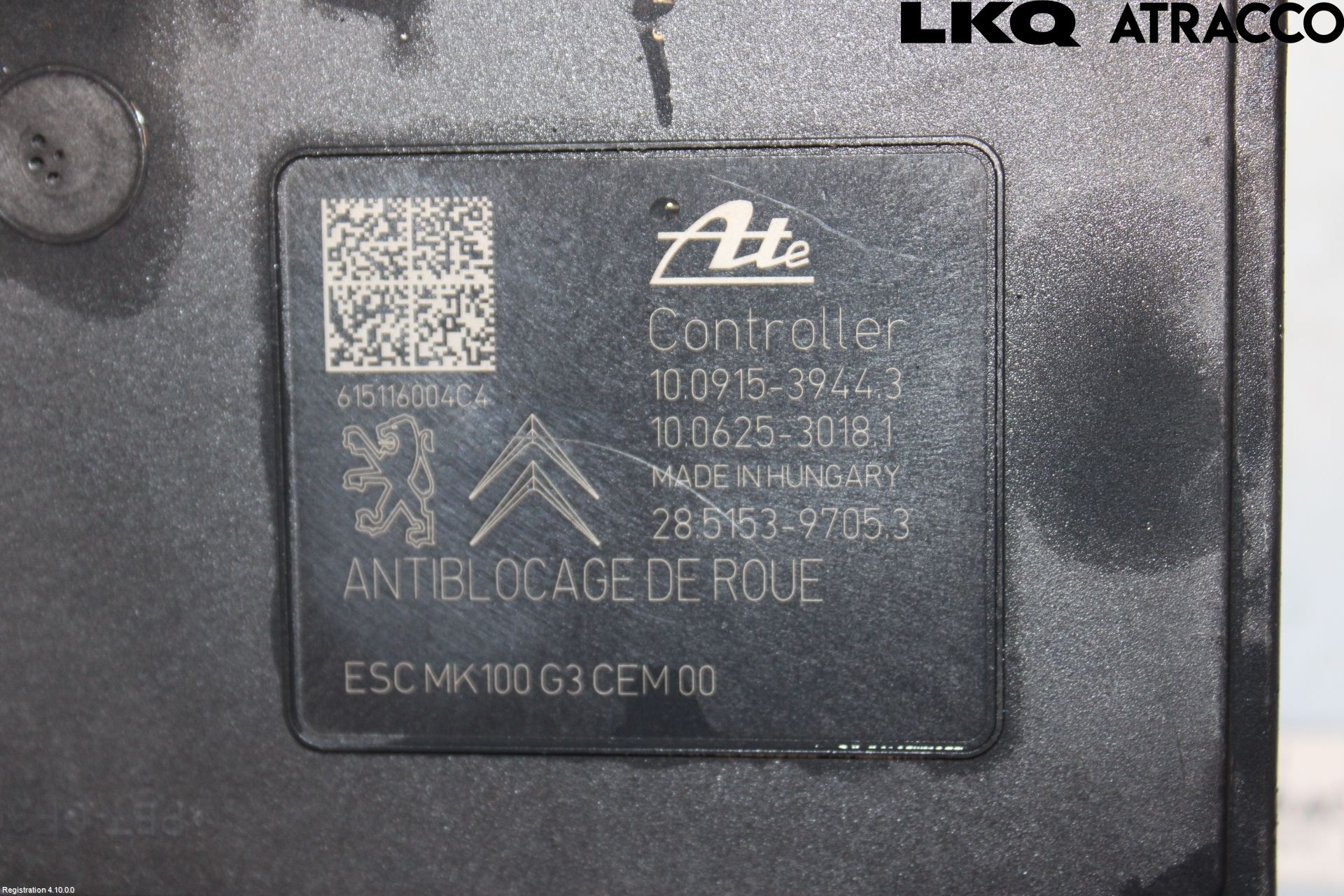 Citroen C4 CACTUS 14-20 Abs Hydraulikkaggregat