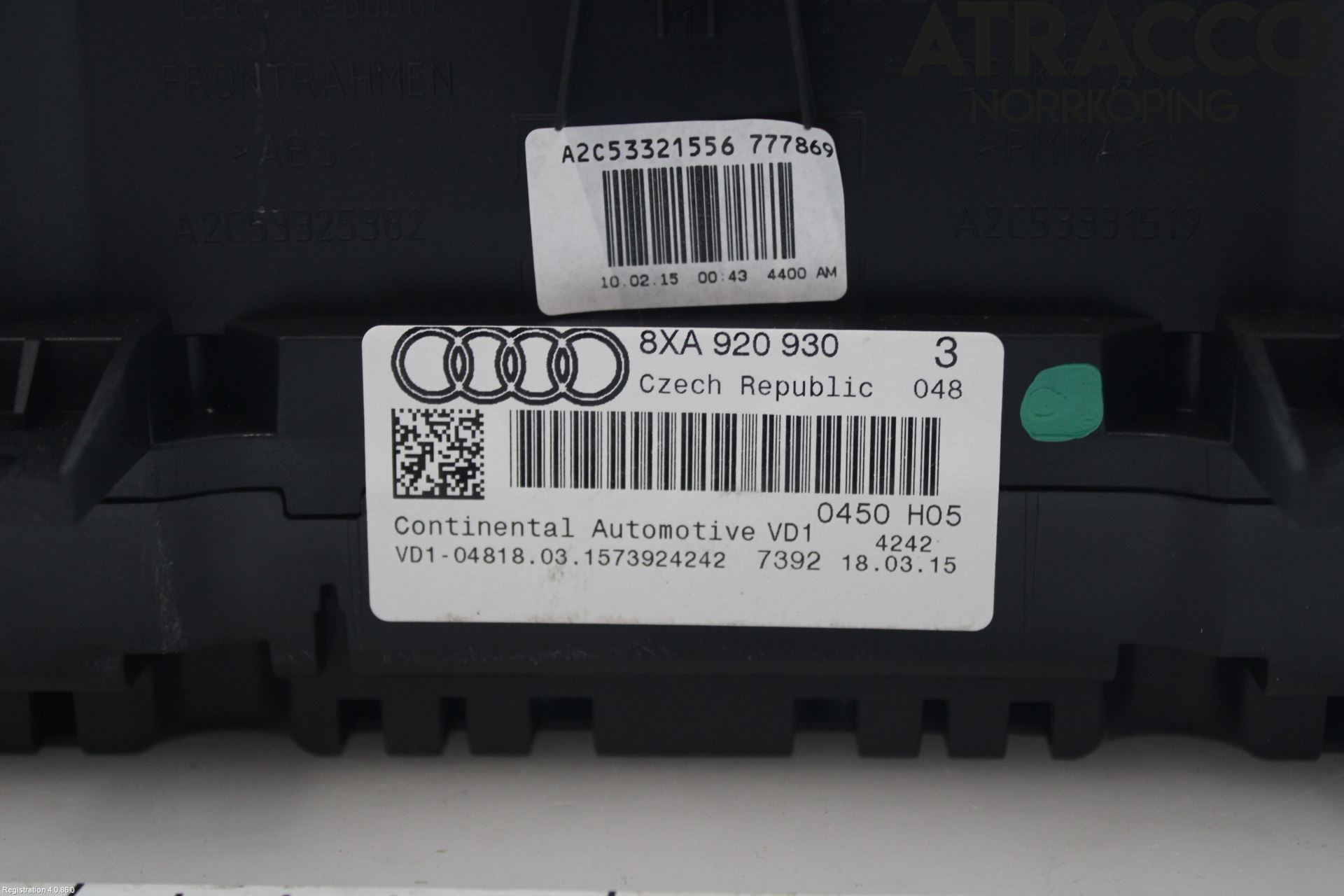 Audi A1/S1 11-18 Instr Kombinert