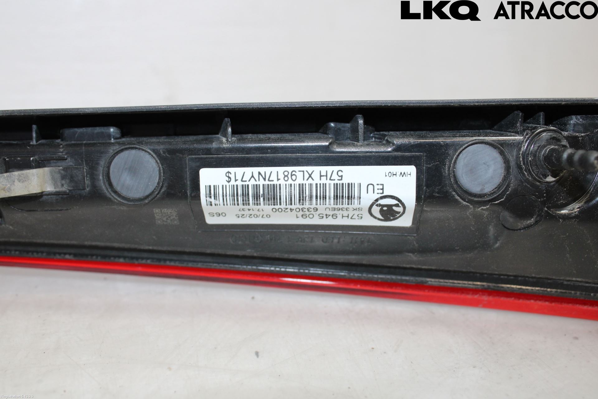 Skoda KODIAQ 24- Refleksplate - Skiltplate