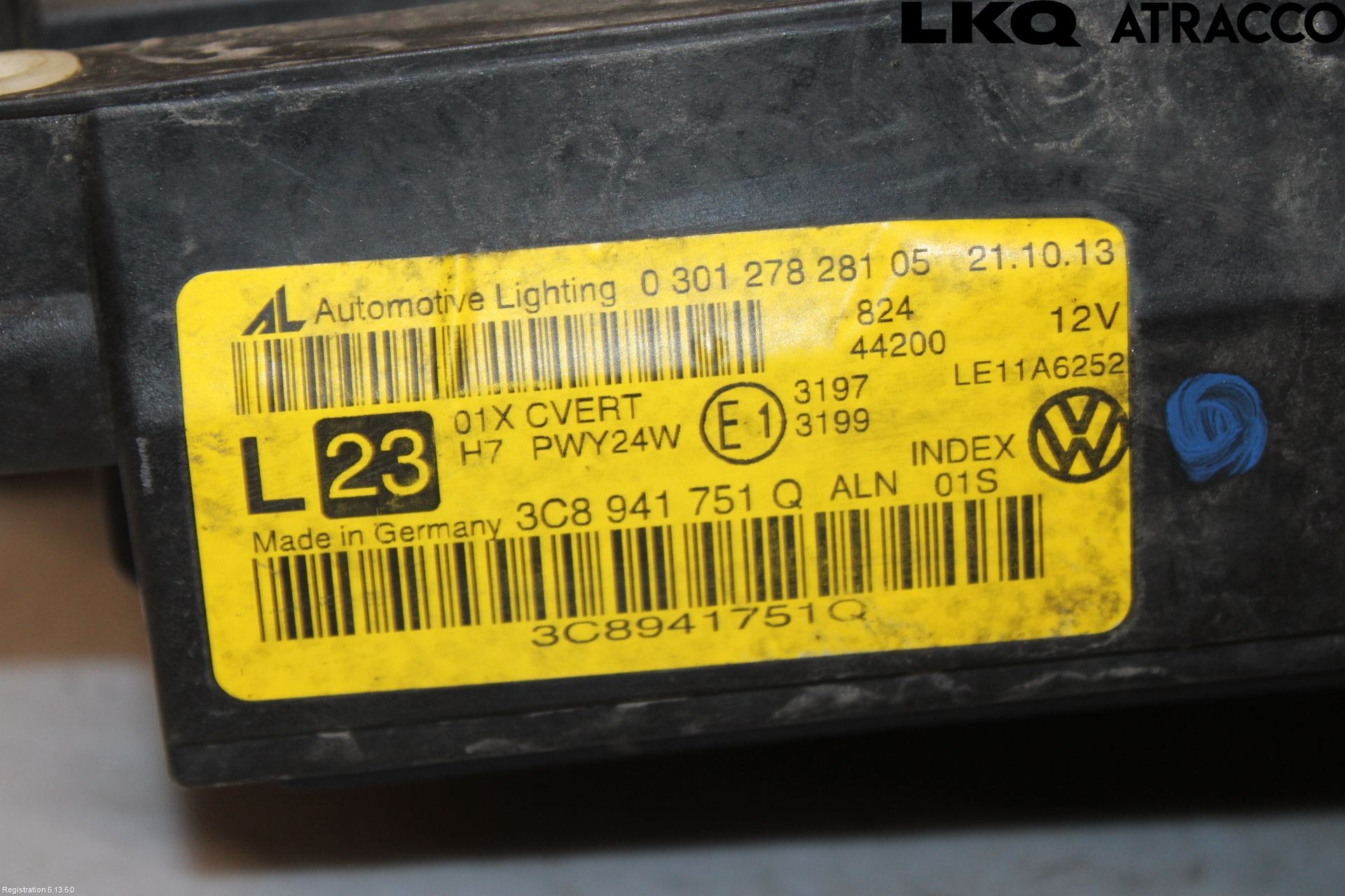 Volkswagen VW PASSAT CC 08-16 Frontlykt Venstre