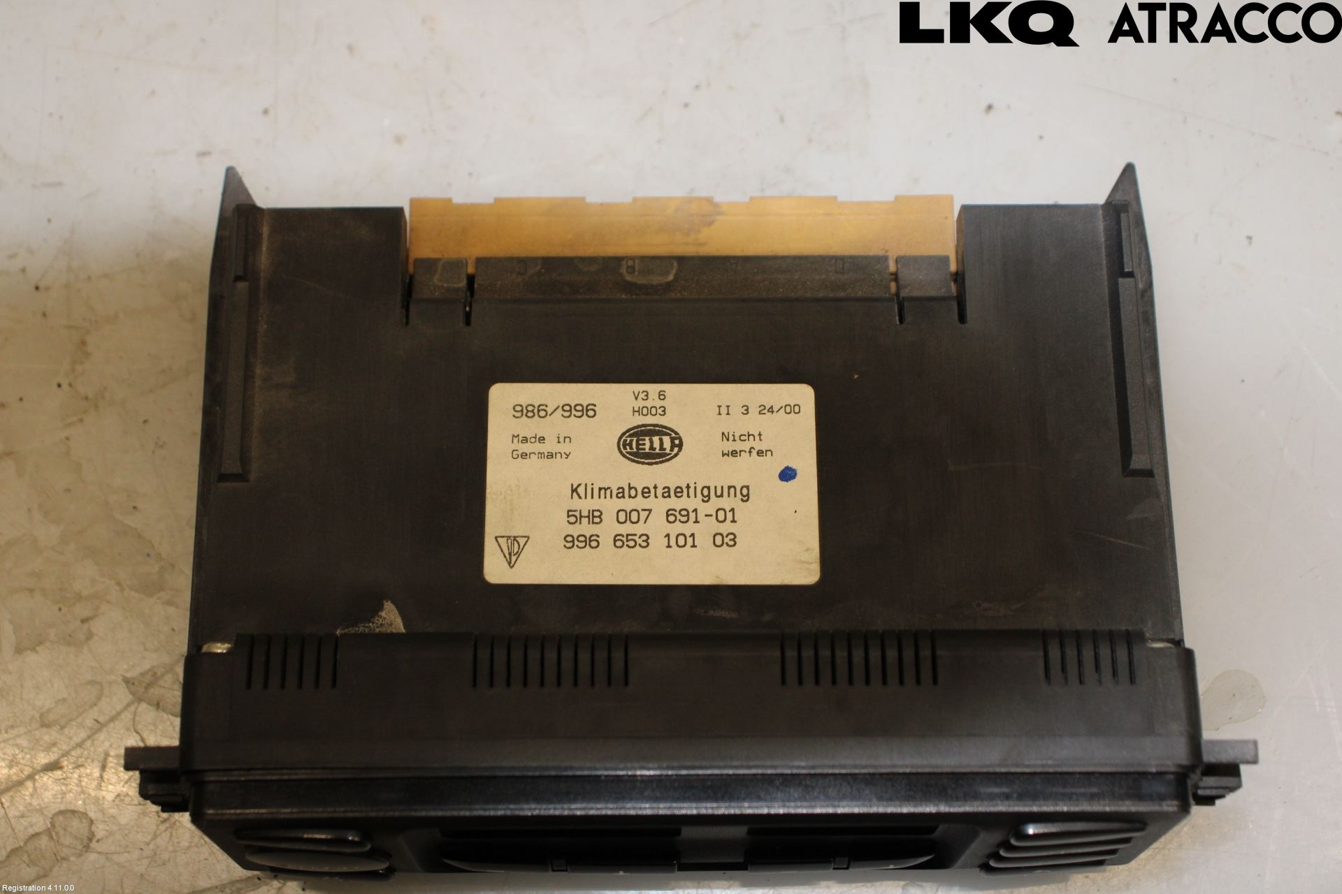 Porsche BOXSTER 96- Varme Ac Betjening-Display