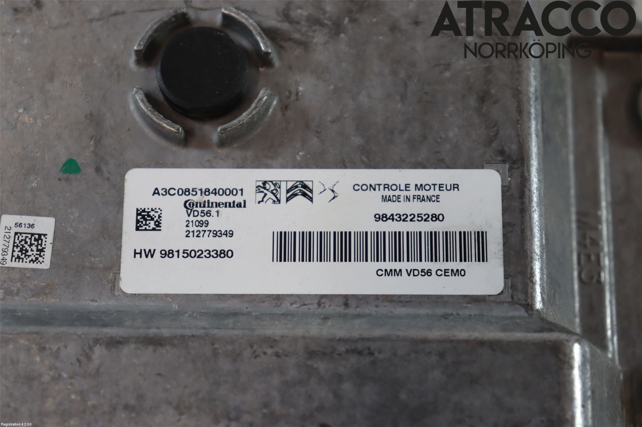 Citroen C4/E-C4 C4X/E-C4X III 21- Styreenhet Innsprøytning