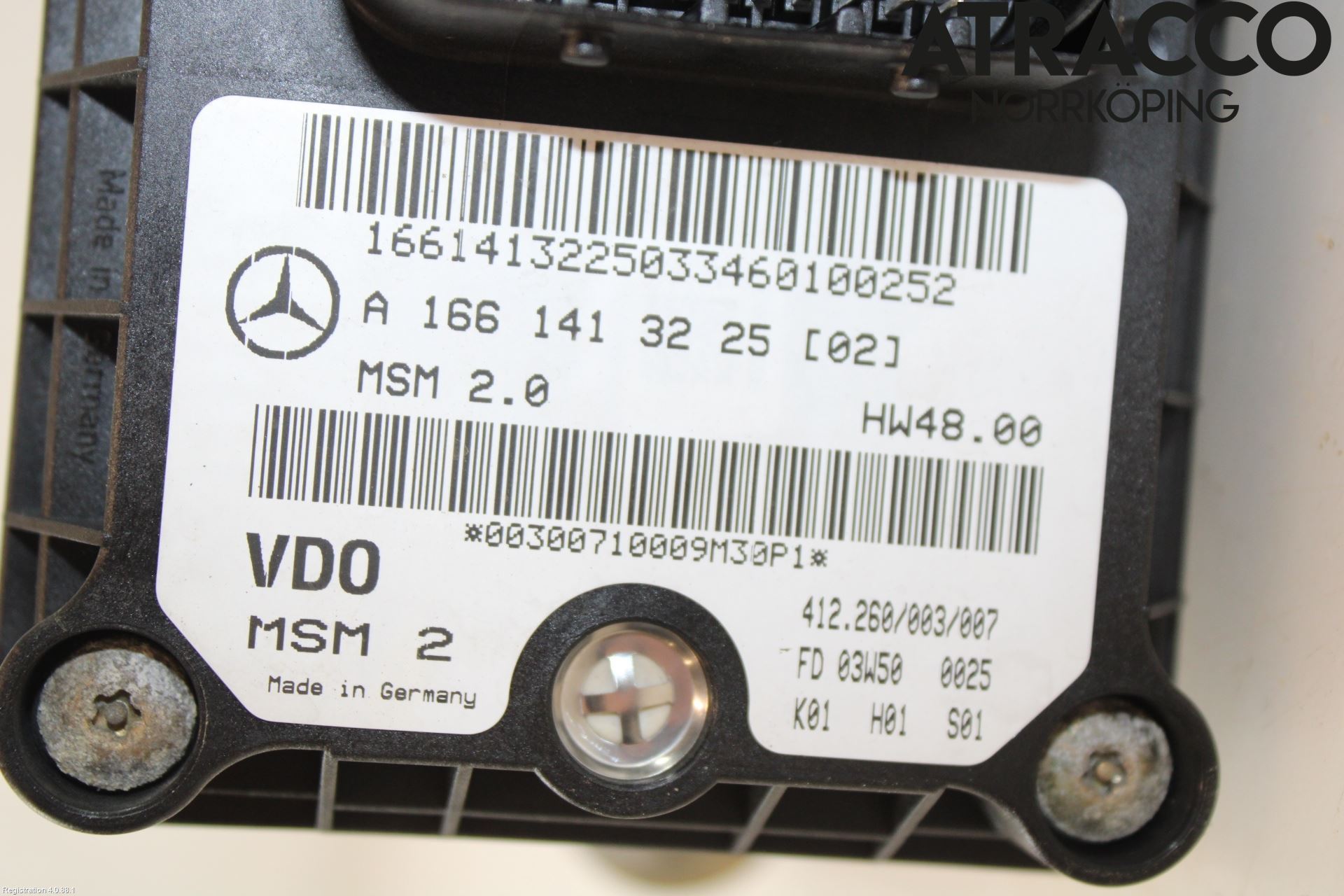 Mercedes-Benz MB A-KLASS (W168) 98-04 Inns Spjeldhus