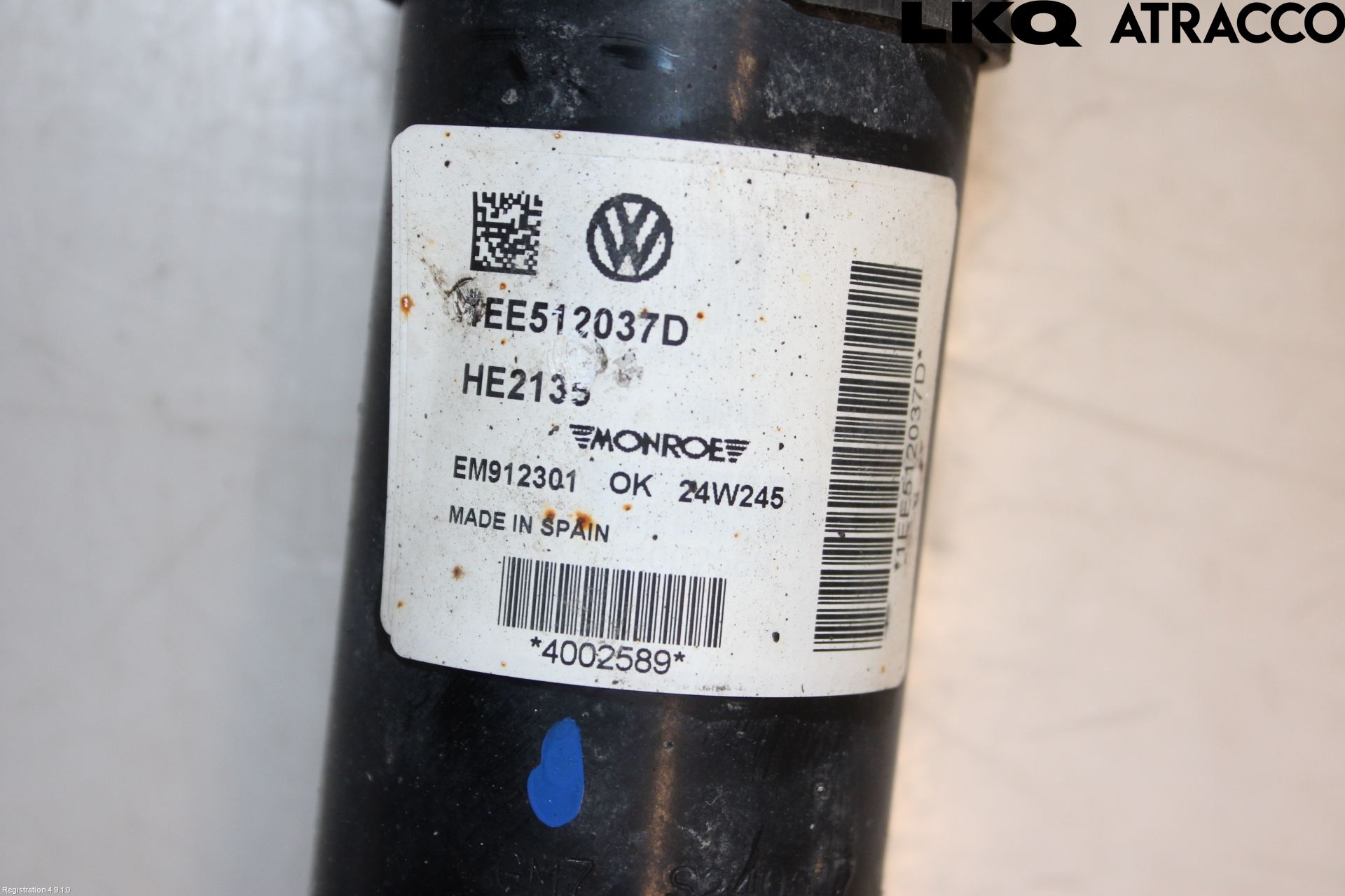 Volkswagen VW ID.7/TOURER 24- Støtdemper Bak