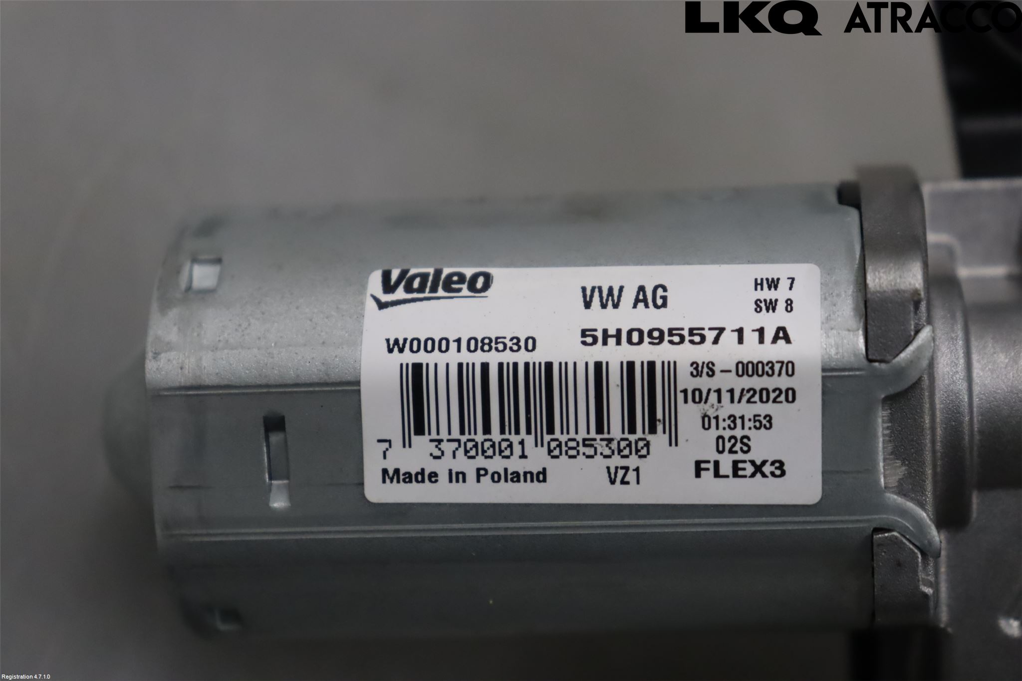 Volkswagen VW GOLF / E-GOLF VIII 20- Viskermotor Bakluke