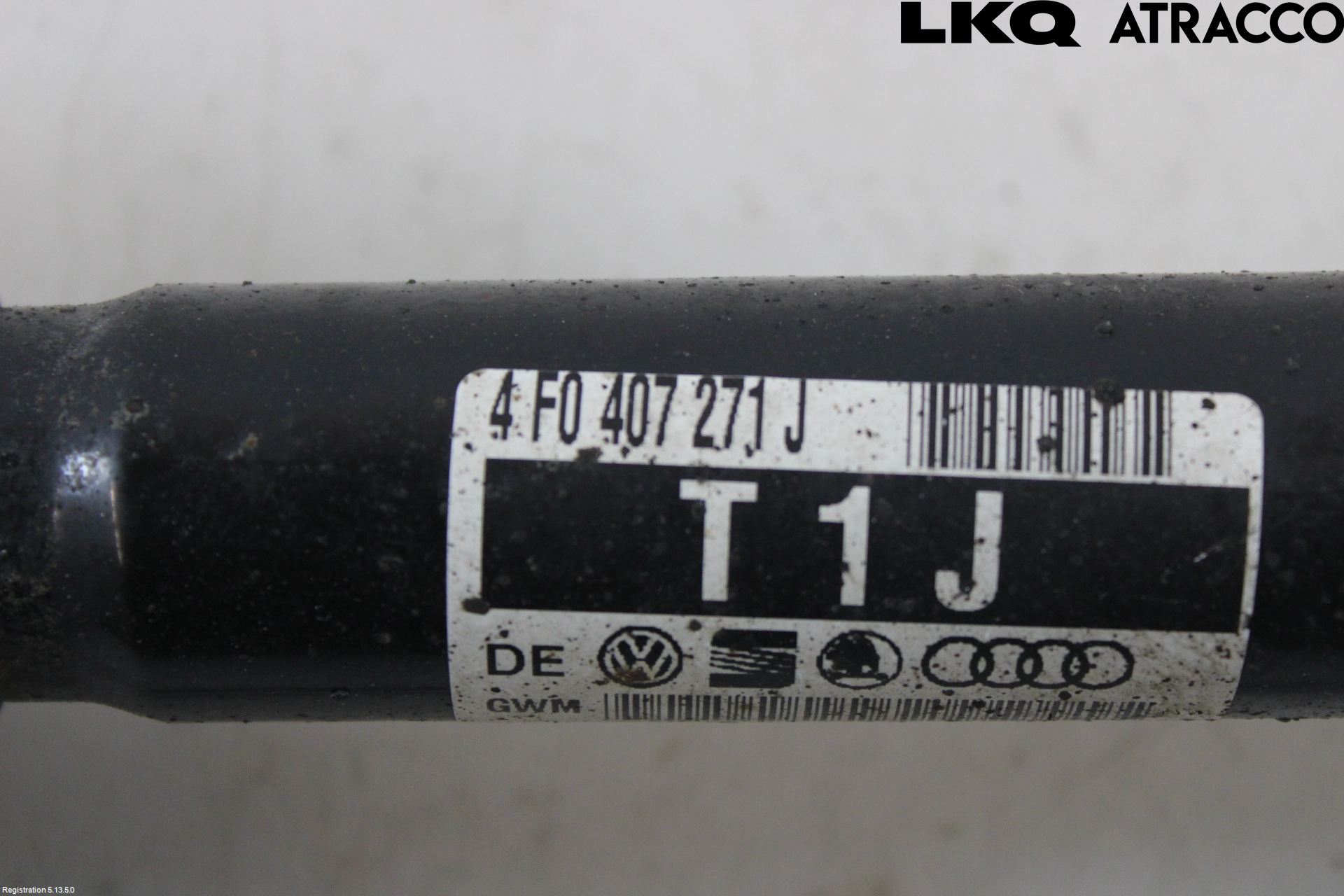 Audi A6/S6     05-11 Drivaksel Foran Kompl Venstre