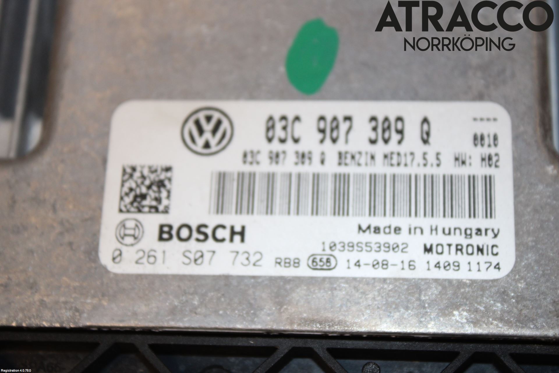 Volkswagen VW TIGUAN 07-16 Styreenhet Innsprøytning