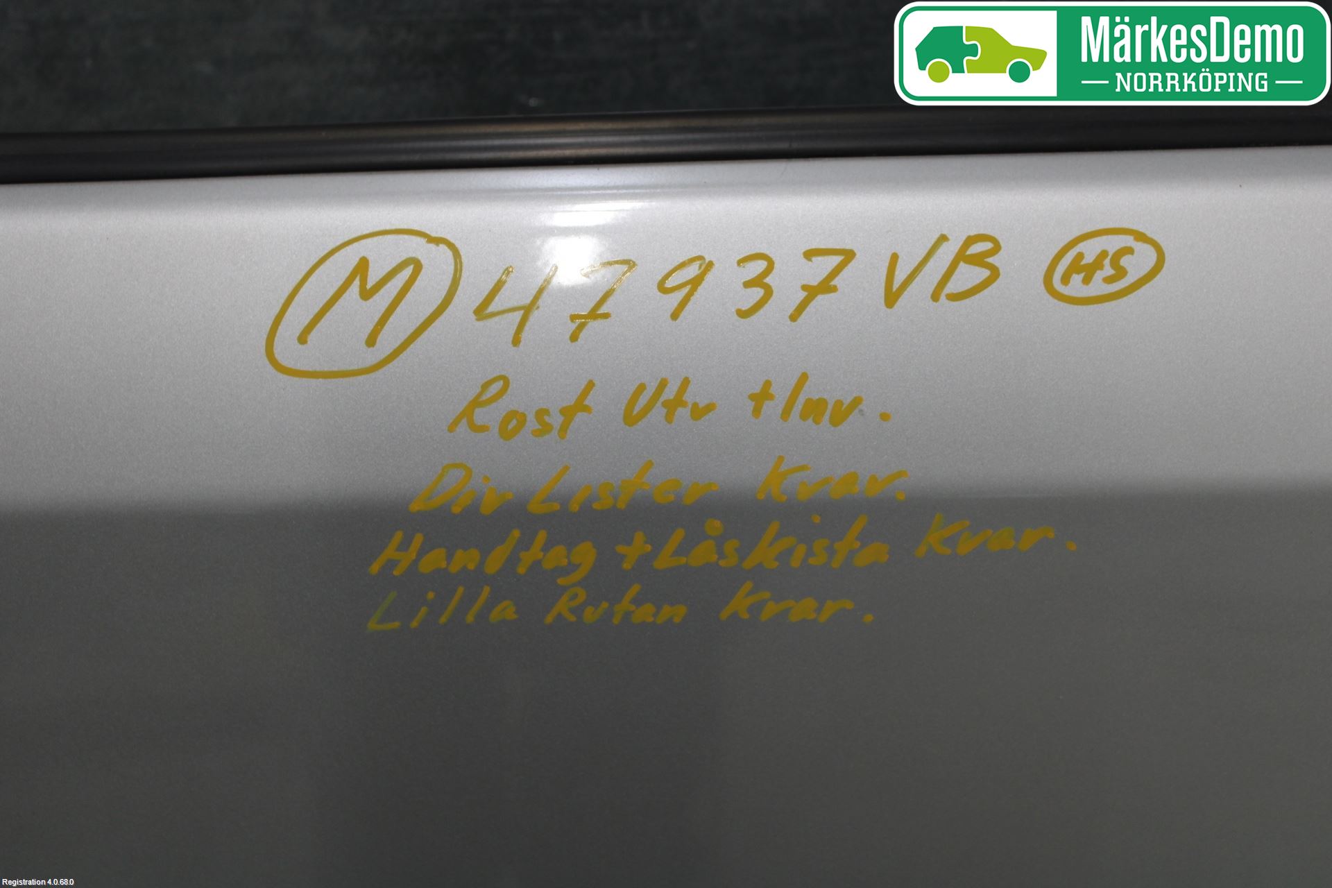 Mercedes-Benz MB 200-500  (W124) 86-96 Dør 4D Bak Venstre