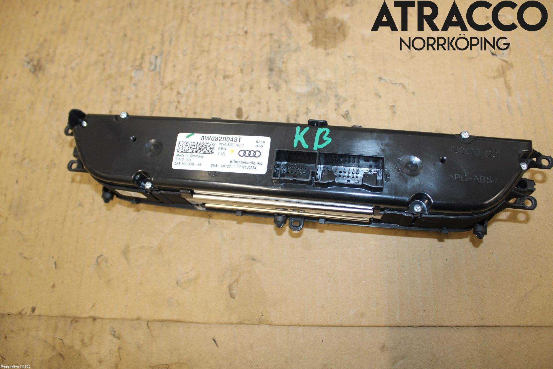 Audi A4/S4 B9 16-19 Varmeapparat Panel(Regulering)