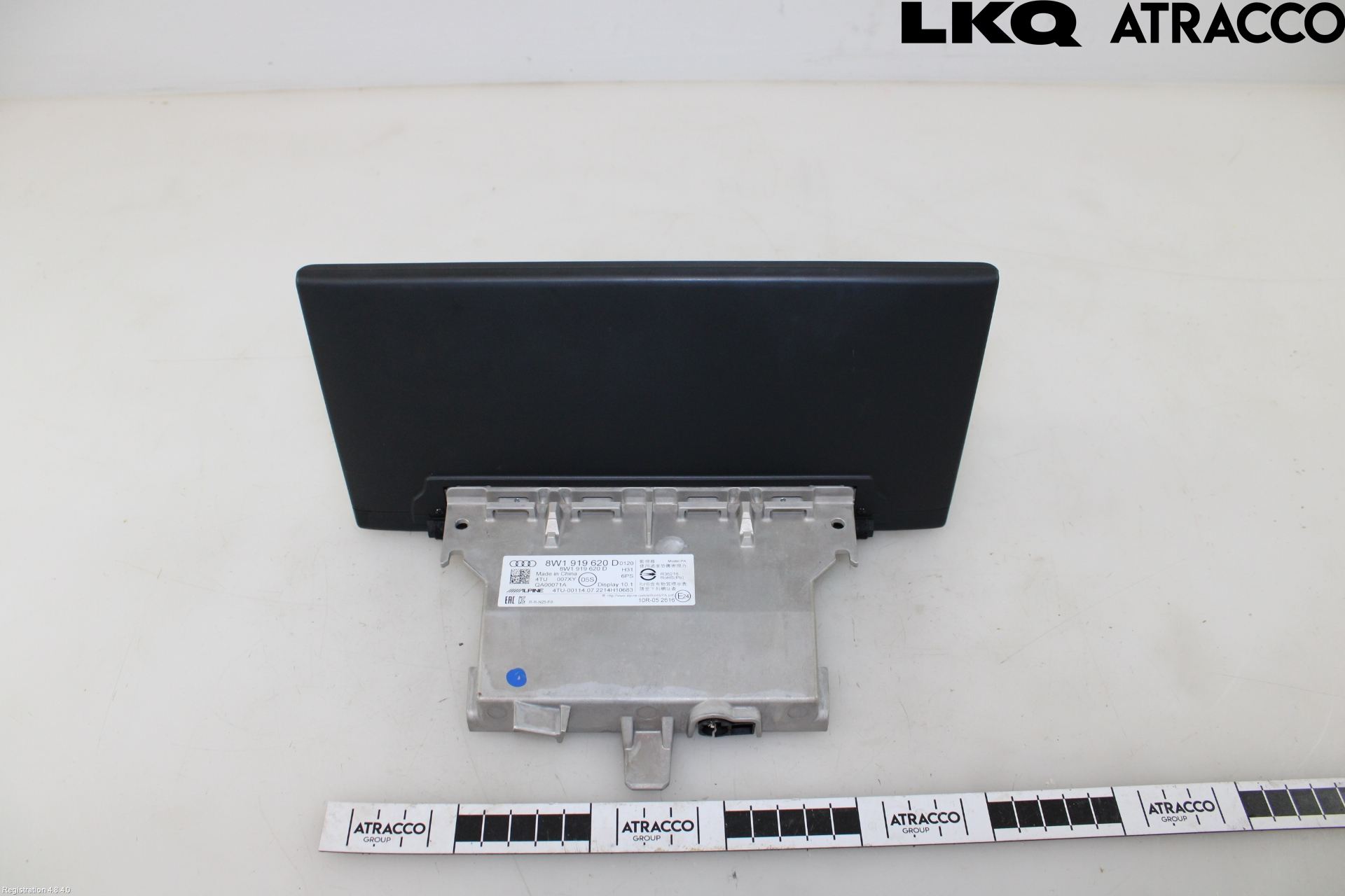 Audi A4/S4 B9 20- Instr Skjerm Dvd-Gps-Ac-Tlf