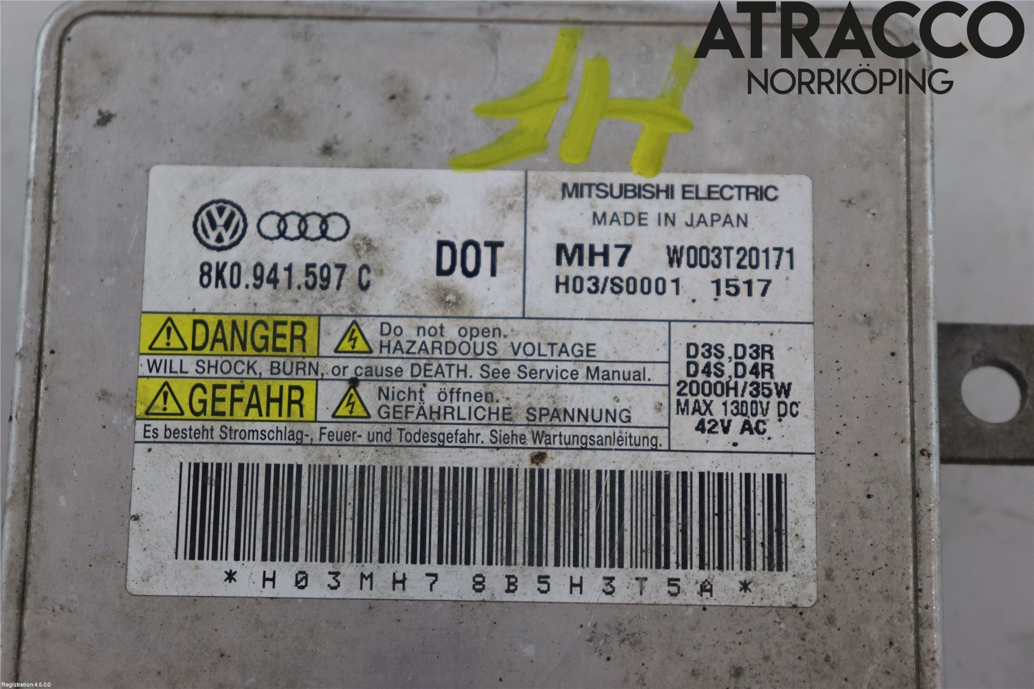 Audi A3/S3 05-13 Styreenhet Xenon