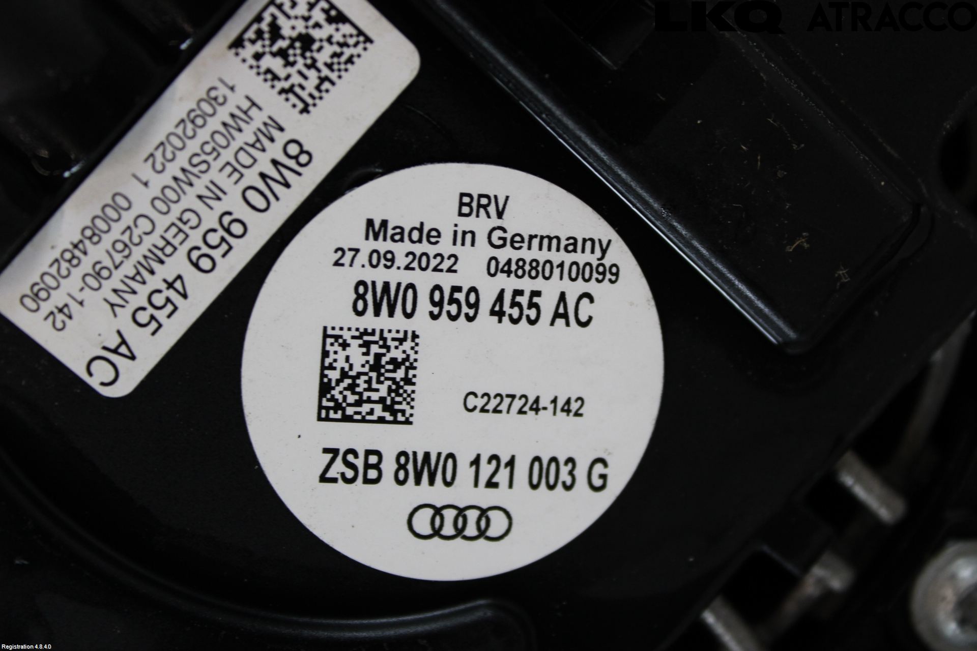 Audi A4/S4 B9 20- Kjølevifte Elektrisk