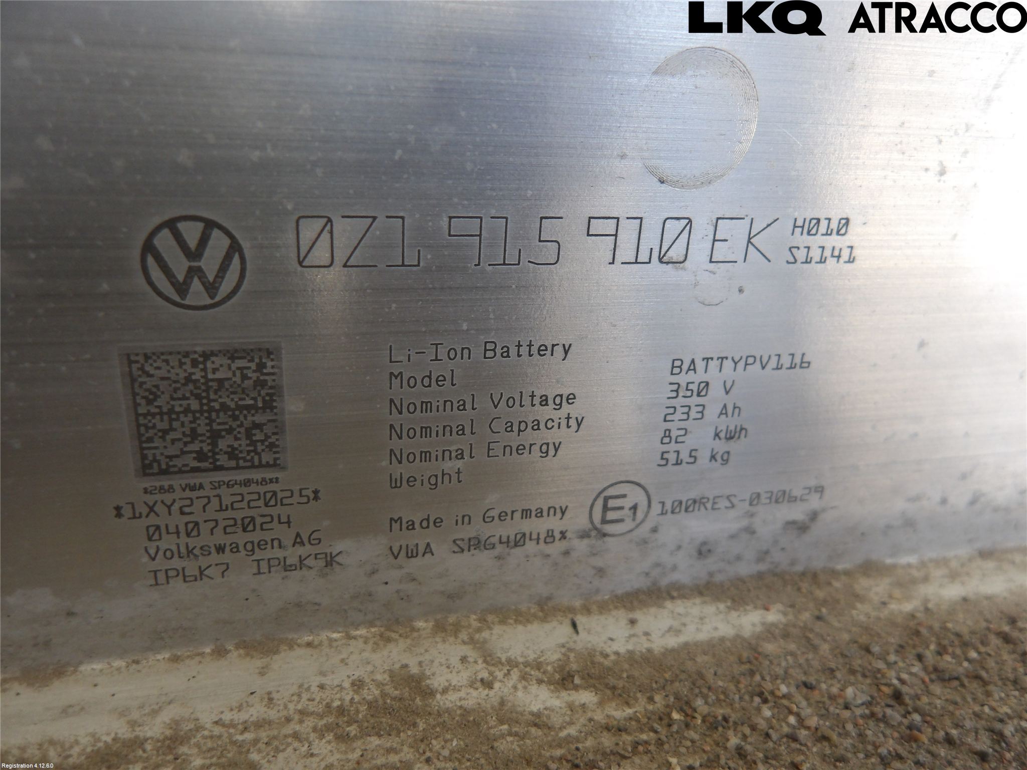 Volkswagen VW ID.7/TOURER 24- Hybrid Batteri
