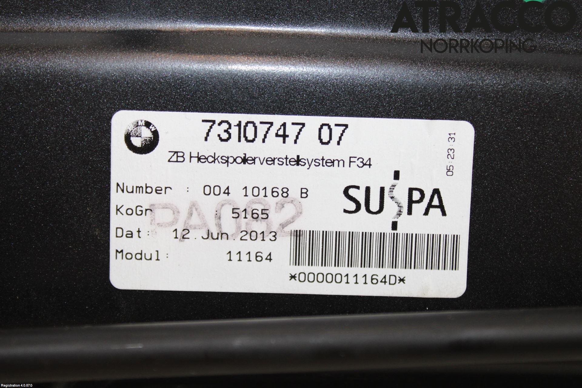 BMW 3 GT F34 13-19 Spoiler Bakluke