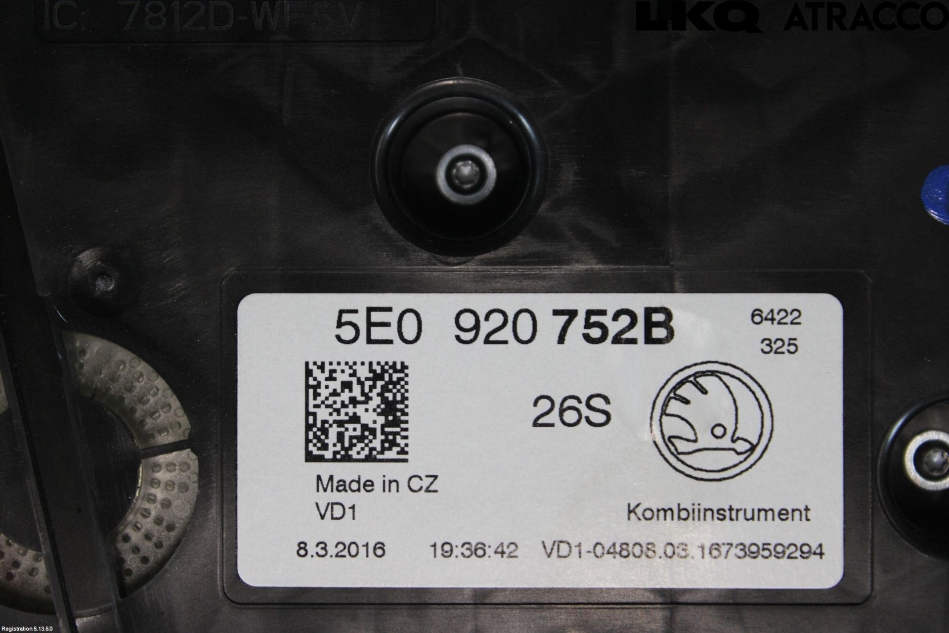 Skoda OCTAVIA (5E) 13-20 Instr Kombinert