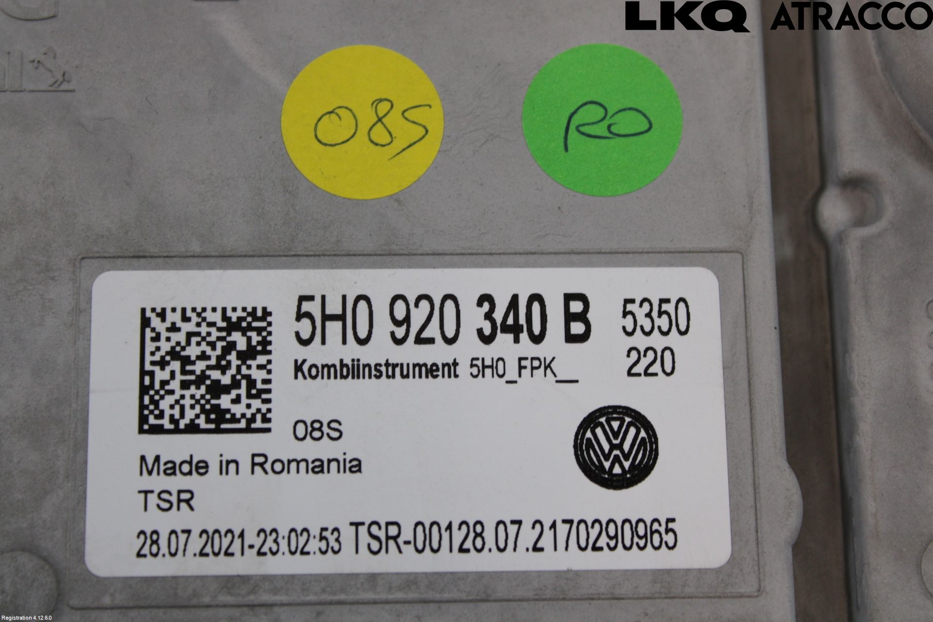 Volkswagen VW GOLF / E-GOLF VIII 20- Instr Kombinert