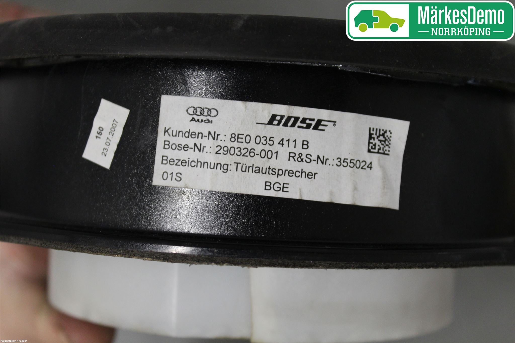 Audi A4/S4 05-07 Innr Høyttaler