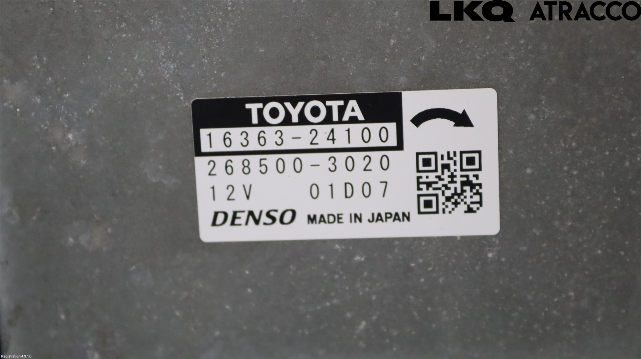 Toyota COROLLA 19- Kjølevifte Elektrisk