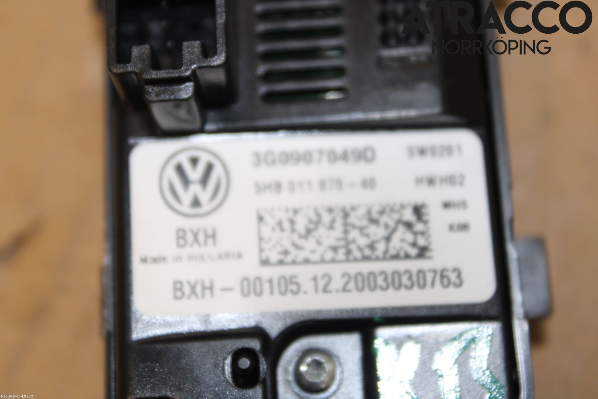 Volkswagen VW GOLF / E-GOLF VIII 20- Varmeapparat Panel(Regulering)