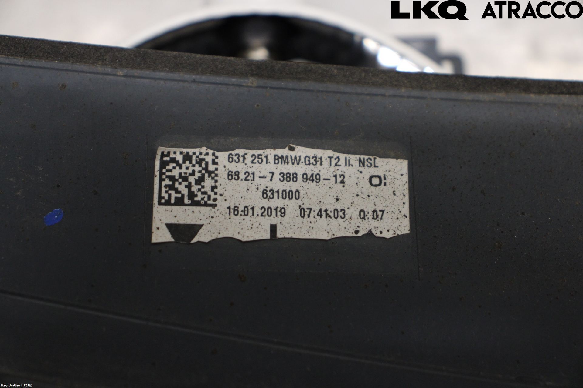 BMW 5 G30/G31/F90 17-23 Baklykt Venstre  På Luke(Indre