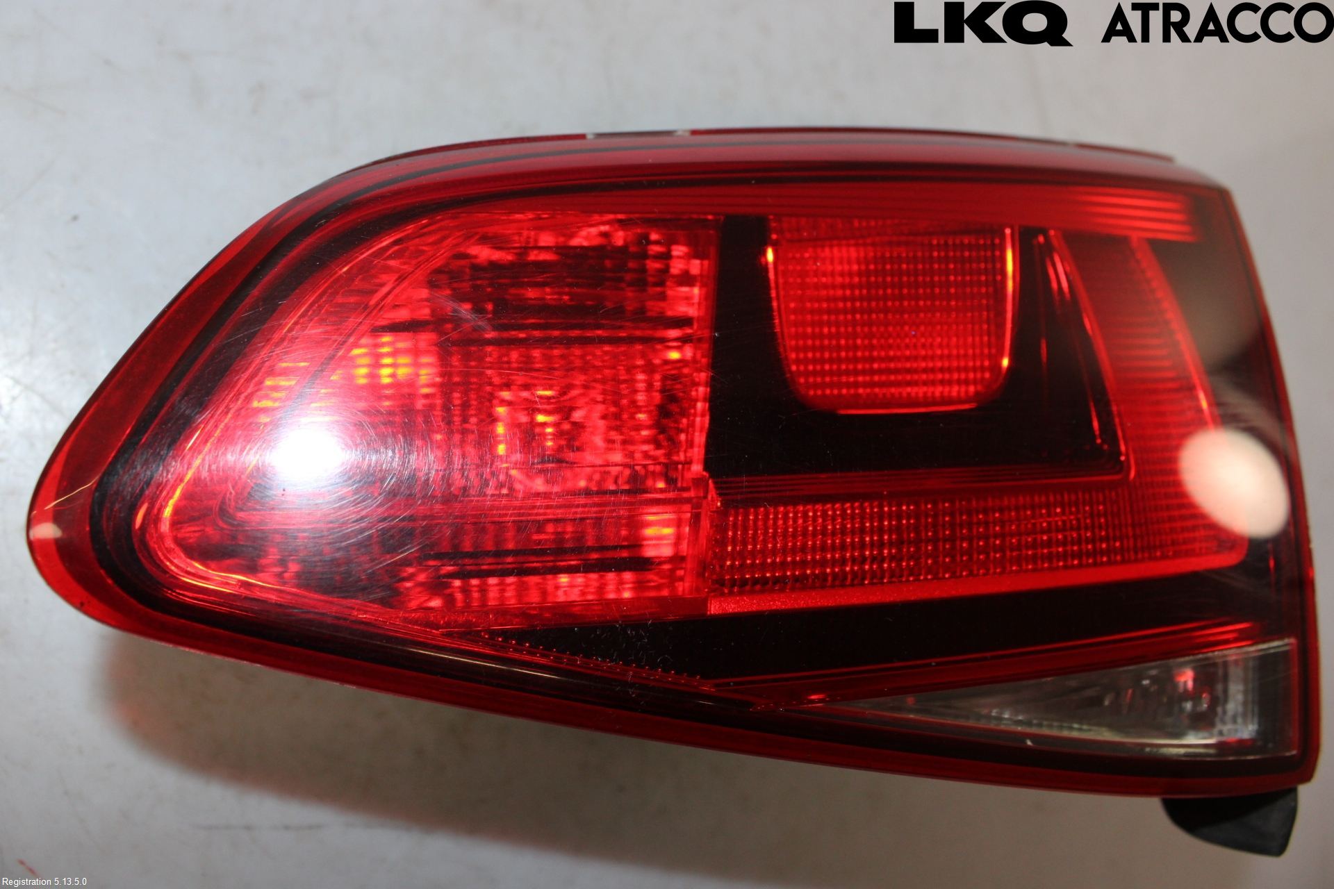 Volkswagen VW GOLF / E-GOLF VII 13-20 Baklykt Høyre  På Luke(Indre)
