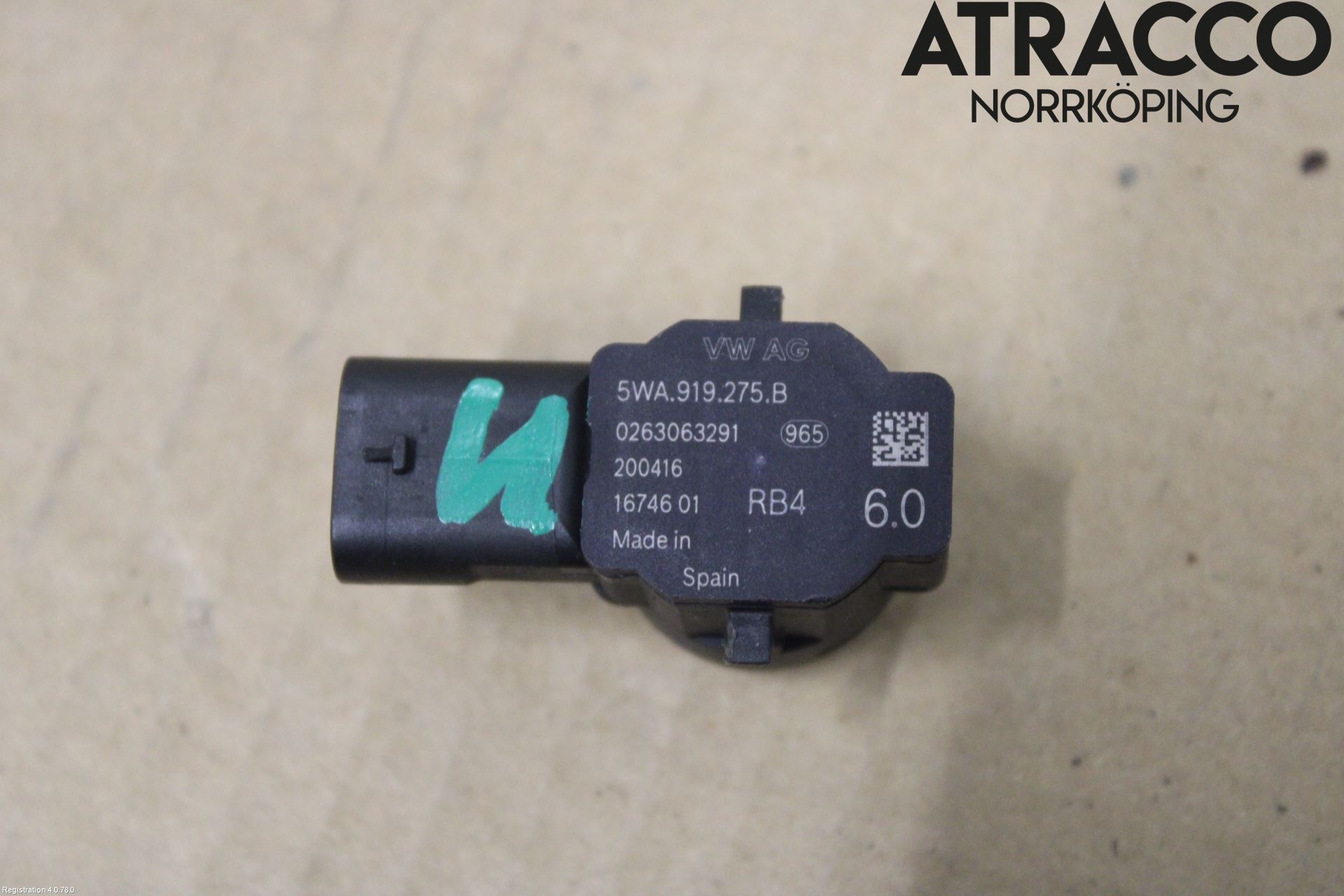 Skoda OCTAVIA (NX) 20- Sensor Ryggesensor