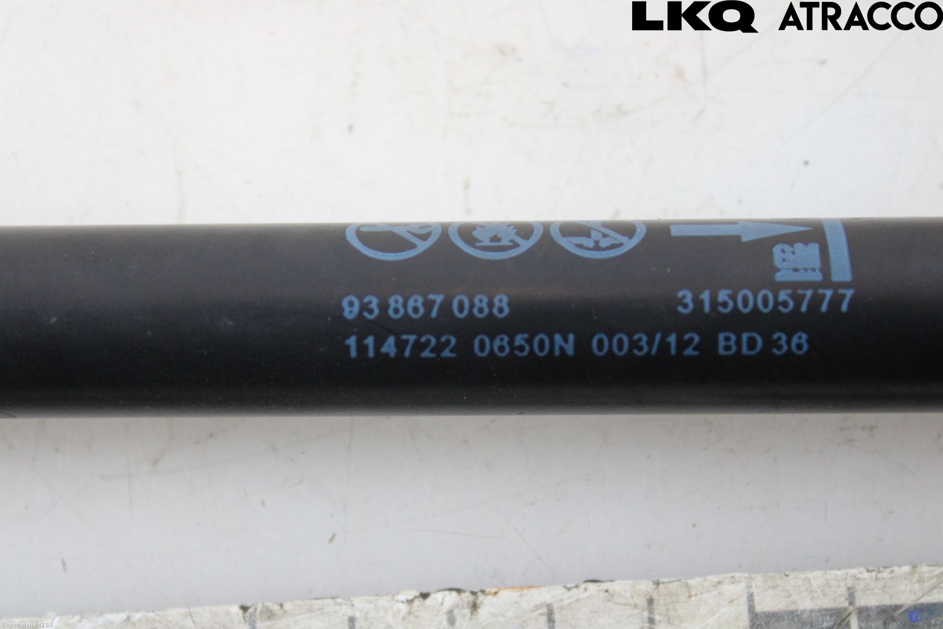 Opel ASTRA J 10-15 Bakluke Demper-Gassfjær
