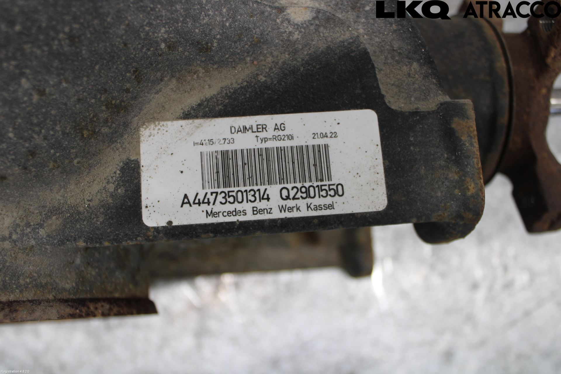 Mercedes-Benz MB VITO/V-KLASS (W640,W447,W448) 14- Bakaksel Kardang Bak -Diff