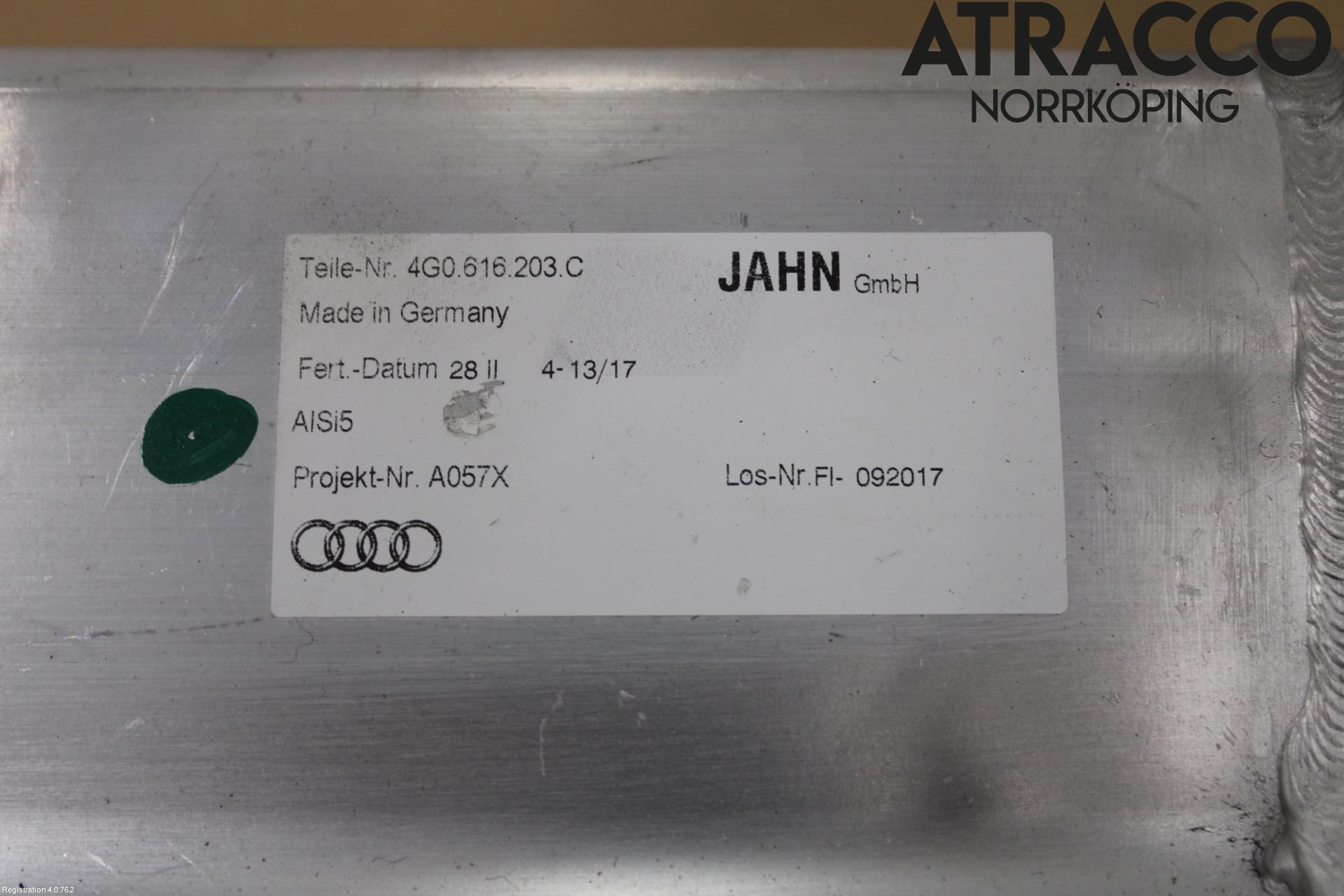 Audi A6 ALLROAD 12-18 Nivå/Lufrfrändring Trycktank