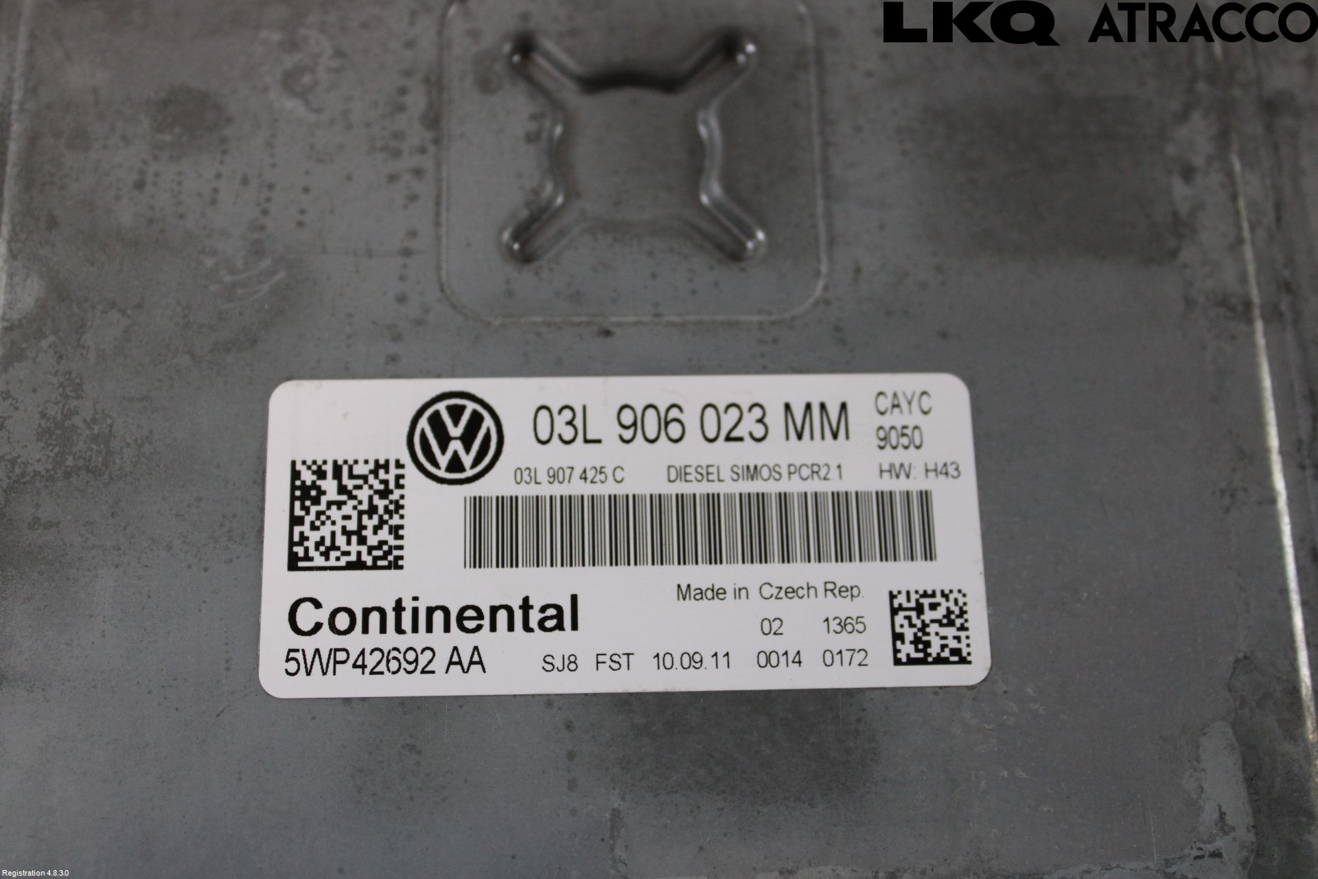 Volkswagen VW GOLF VI 09-13 Styreenhet Dieselpumpe