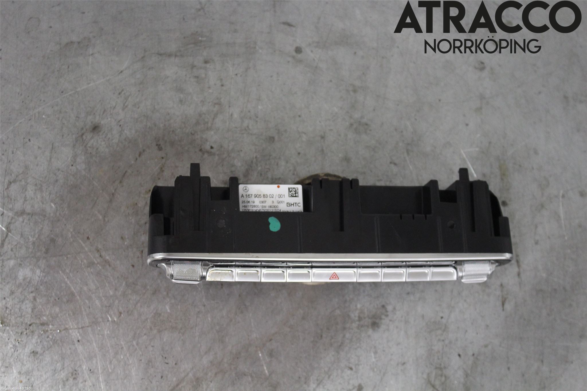 Mercedes-Benz MB A-KLASS (W177) 18- Varmeapparat Panel(Regulering)
