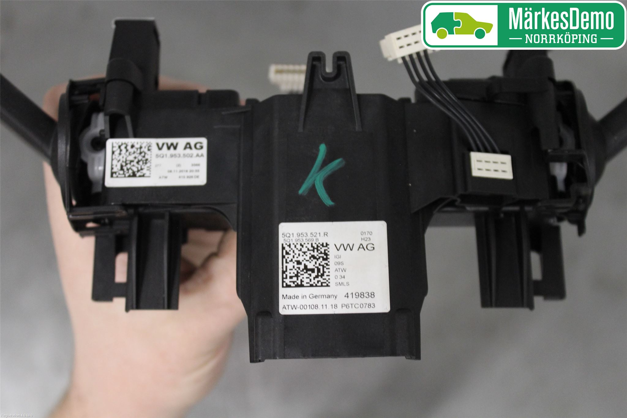 Volkswagen VW TIGUAN 16-24 Bryter Ratt Kombi H Og V