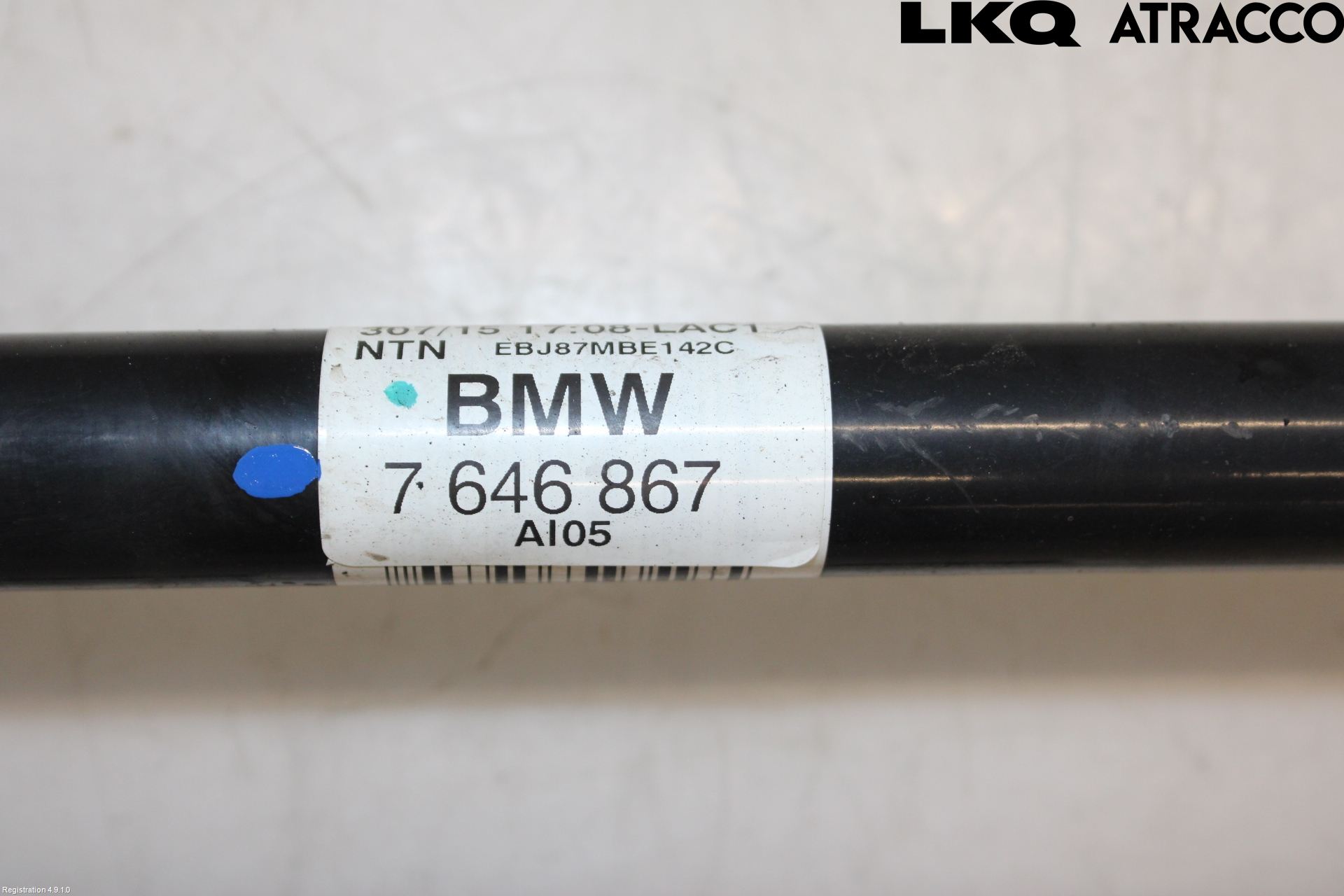 BMW X1 F48 15-22 Drivaksel Bak Kompl Høyre