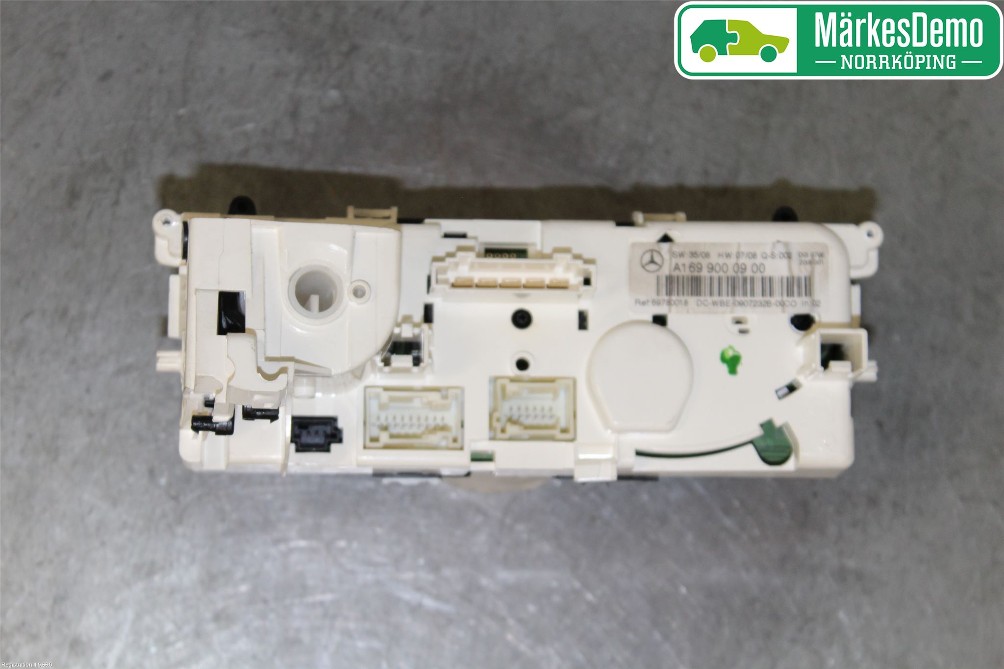 Mercedes-Benz MB B-KLASS (W245) 05-12 Varmeapparat Panel(Regulering)