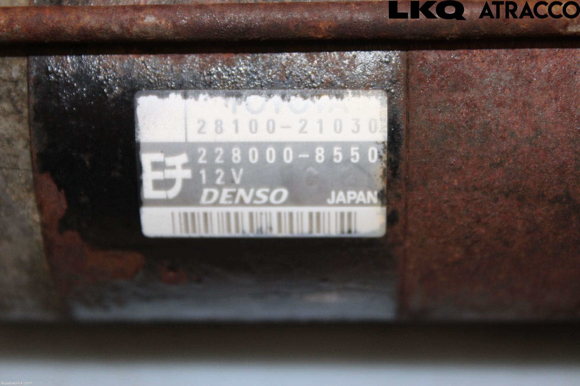 Toyota YARIS VERSO P1 00-05 Startmotor
