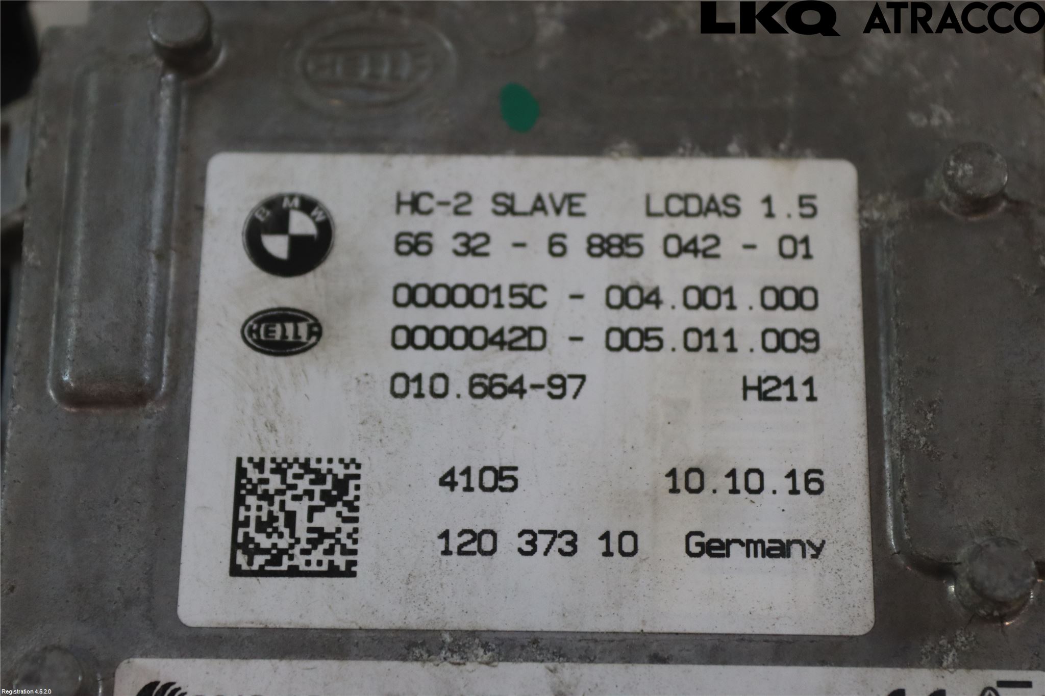 BMW 5 F10/F11/F18 09-17 Sensor Kollisjonsbeskyttelse