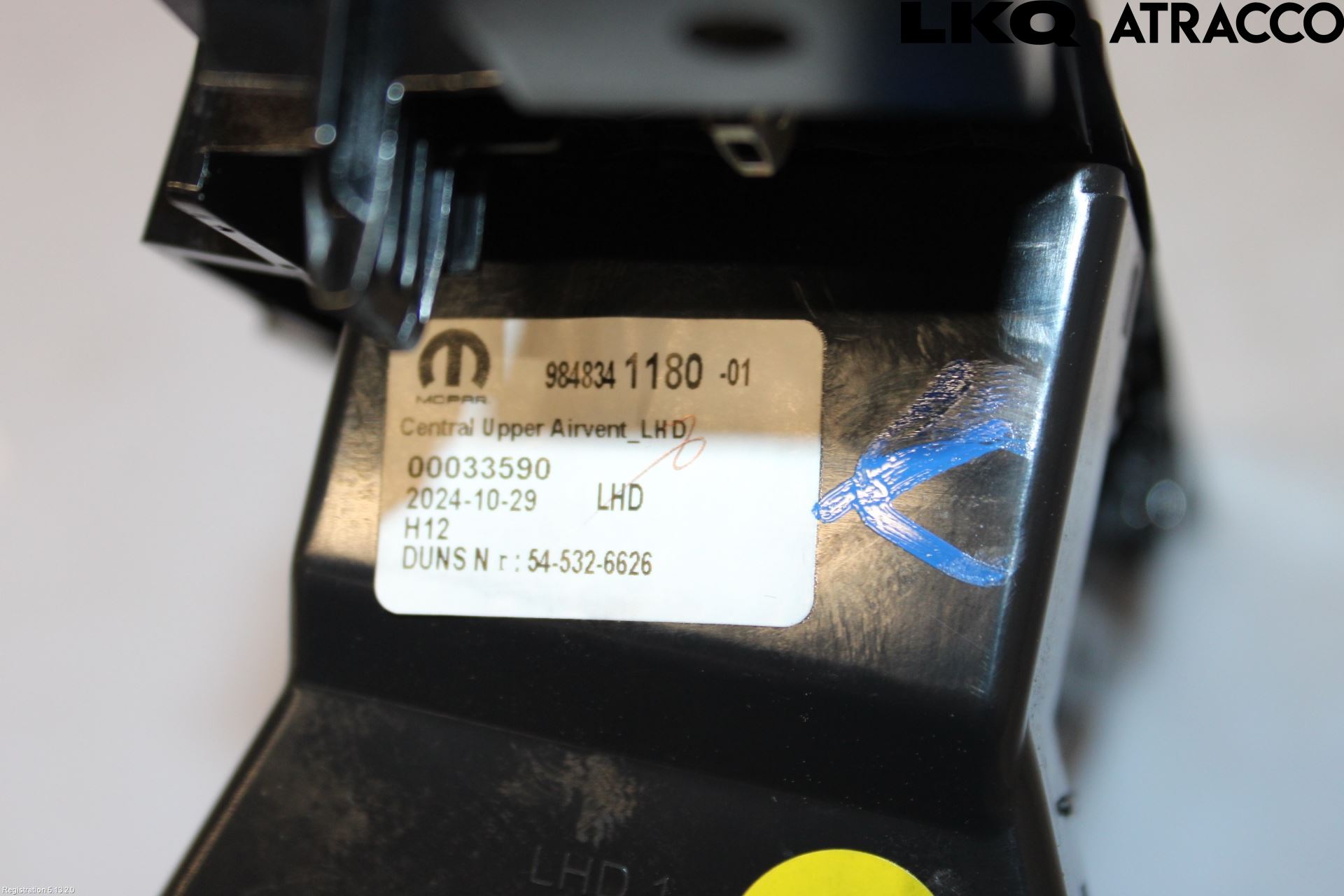 Opel GRANDLAND X 18- Dashbord Kanal - Dyse