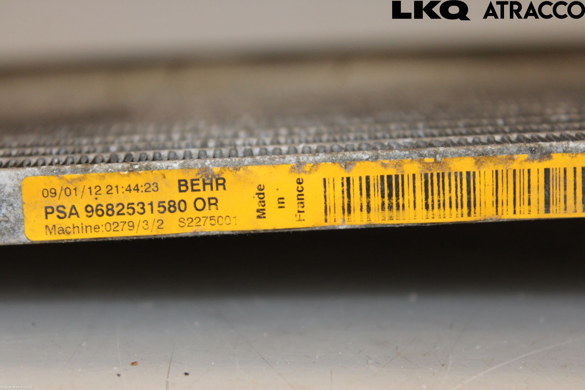 Peugeot 308 08-13 Varme Ac Kondenser-Kjøler