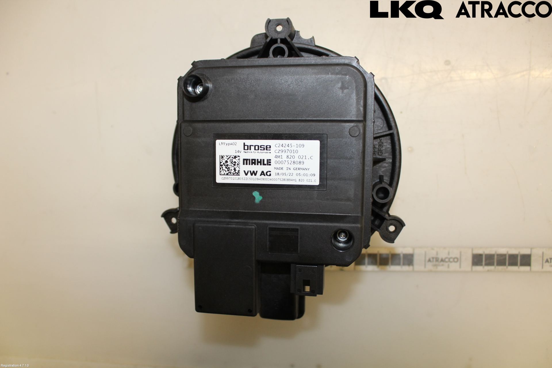 Audi A4/S4 B9 20- Varmeapparat Viftemotor