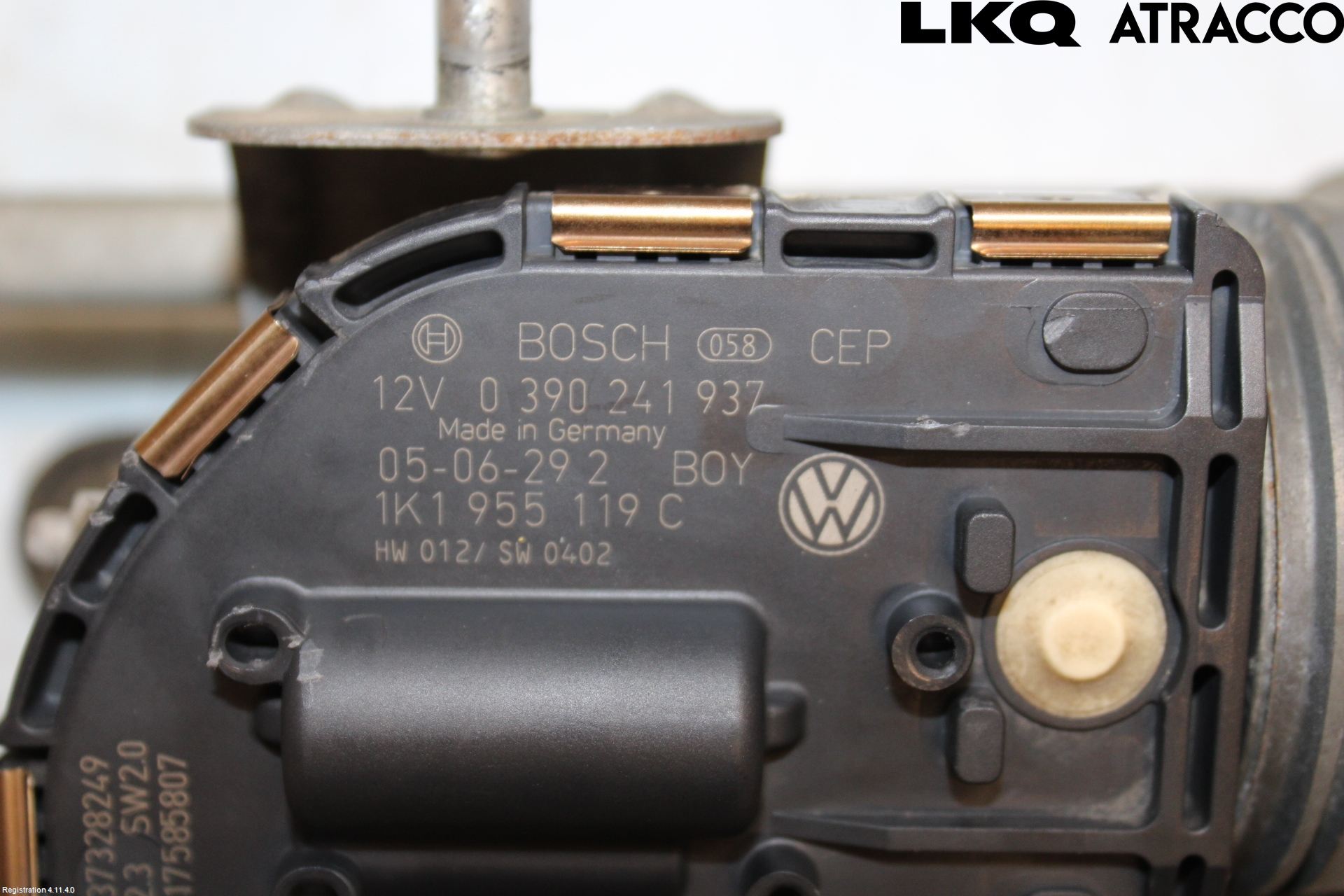 Volkswagen VW JETTA V 06-10 Viskeroverføring Frontrute