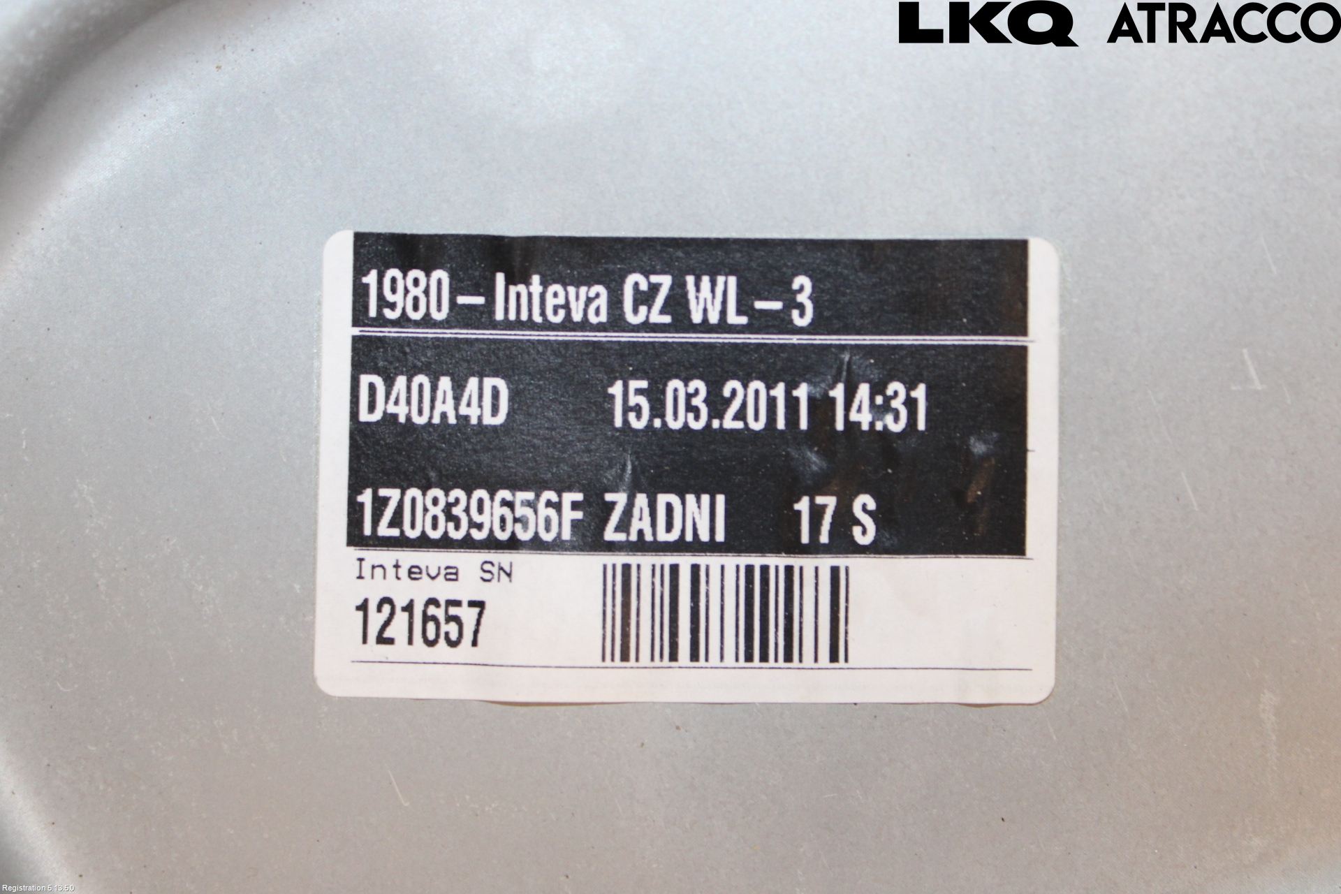 Skoda OCTAVIA (1Z) 05-13 Vindusheis El Komp