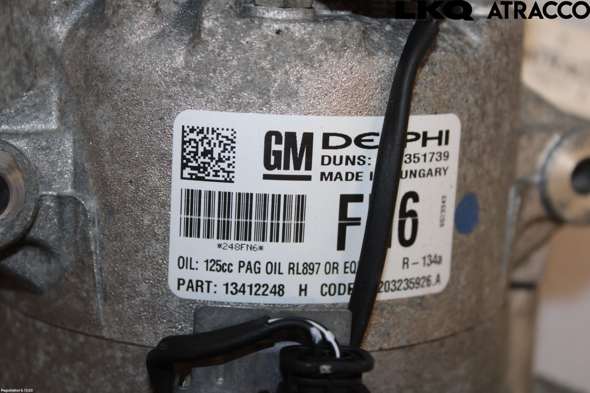 Opel ASTRA J 10-15 Varme Ac Kompressor