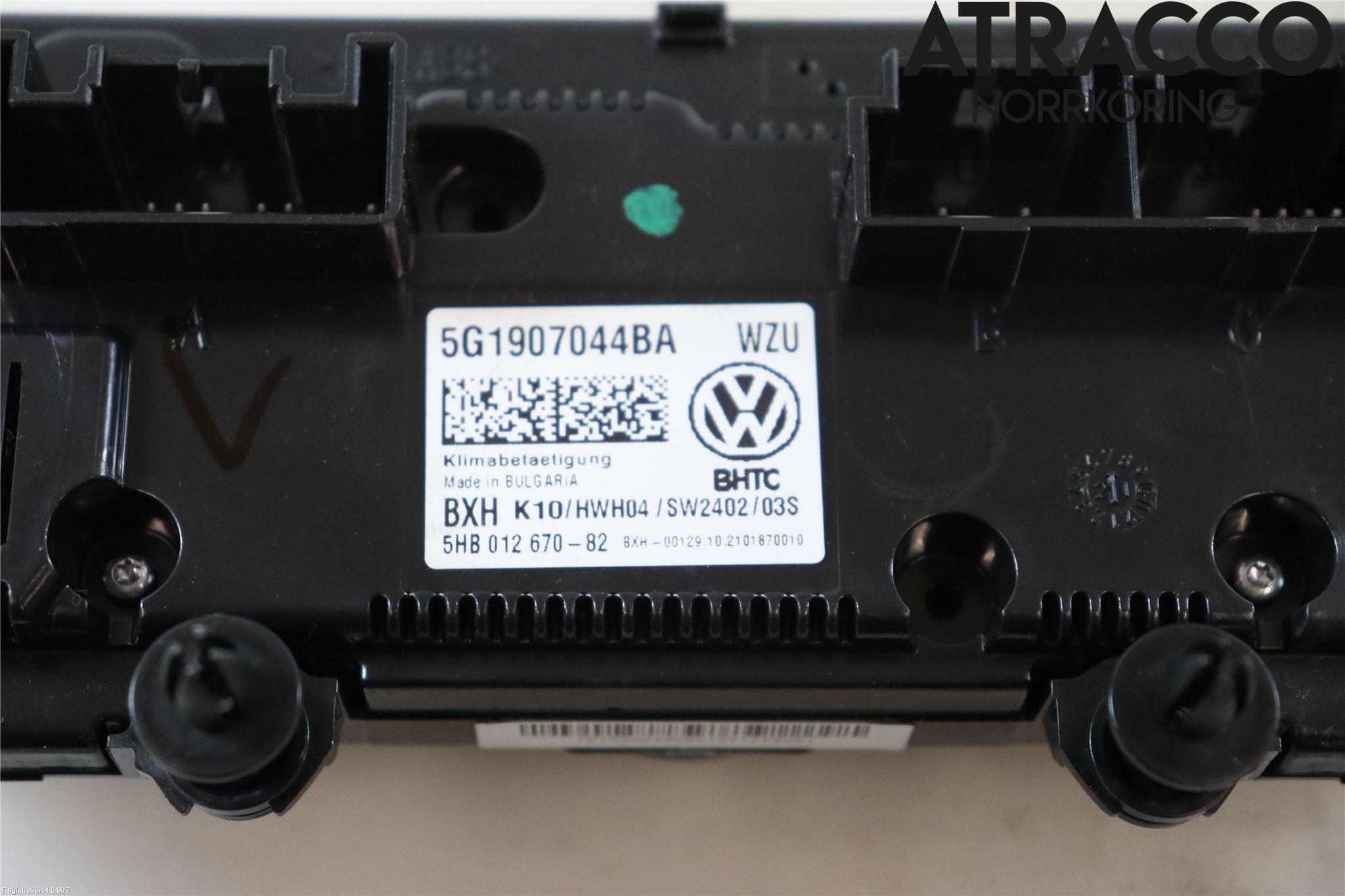 Volkswagen VW T-ROC 18- Varmeapparat Panel(Regulering)