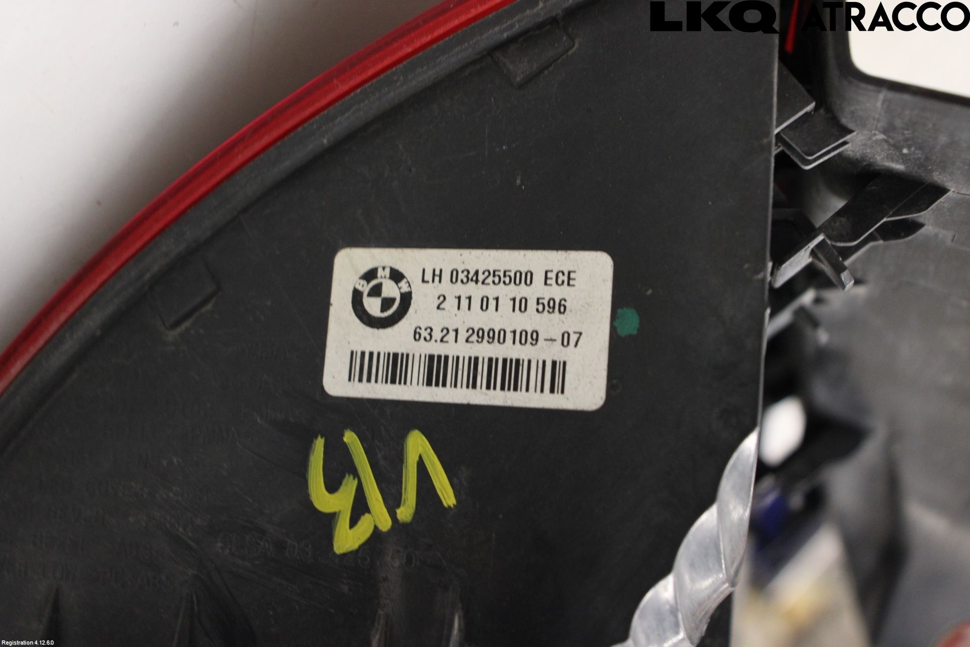 BMW X1 E84 10-15 Baklykt Venstre