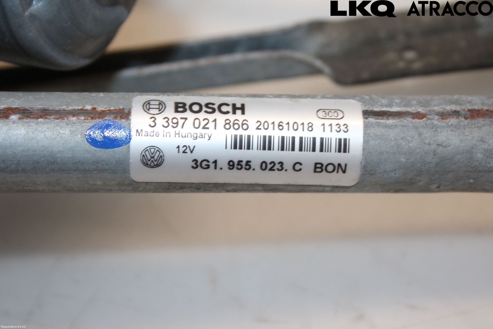 Volkswagen VW PASSAT 15-19 Viskeroverføring Frontrute