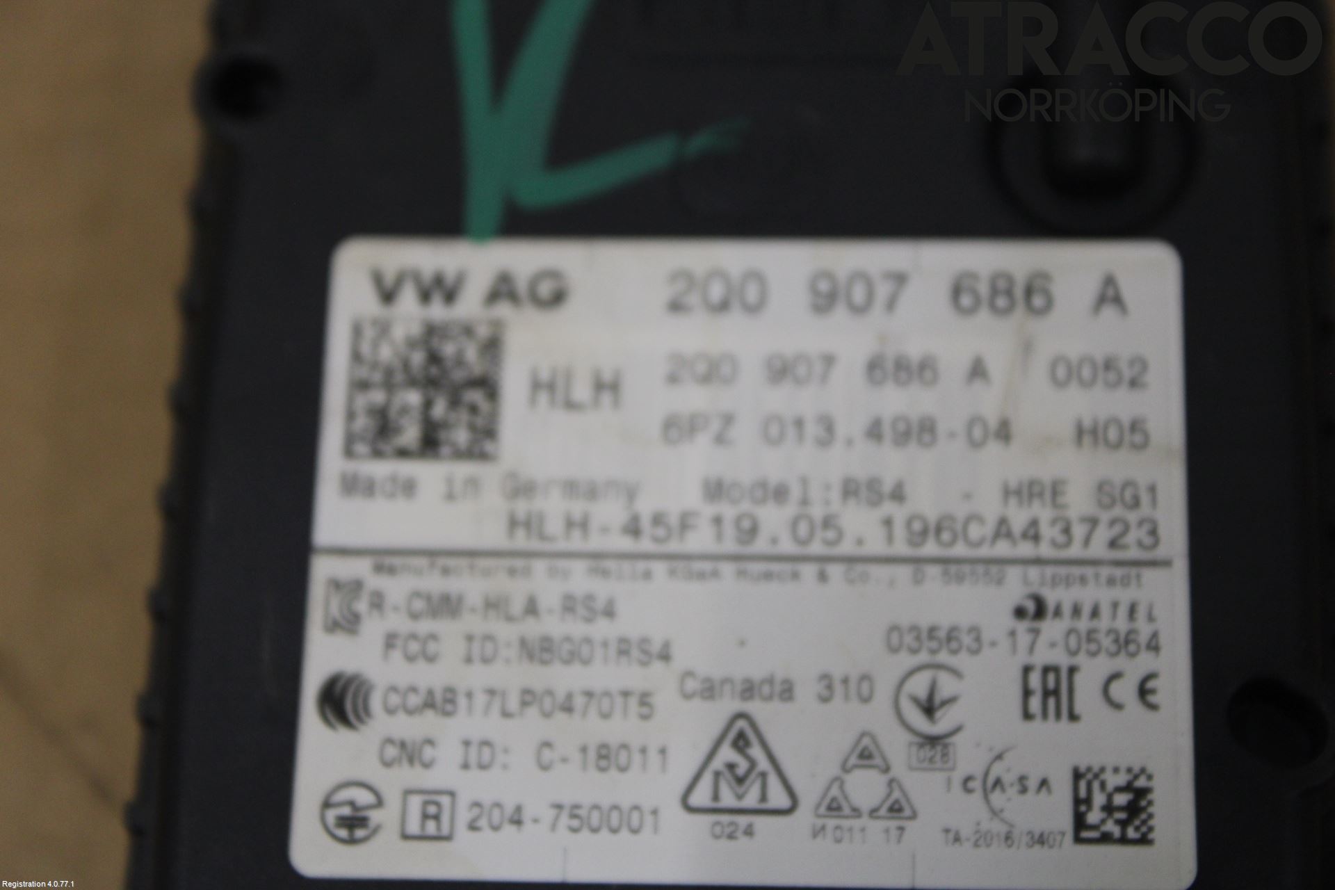 Volkswagen VW T-CROSS 19- Sensor Kollisjonsbeskyttelse