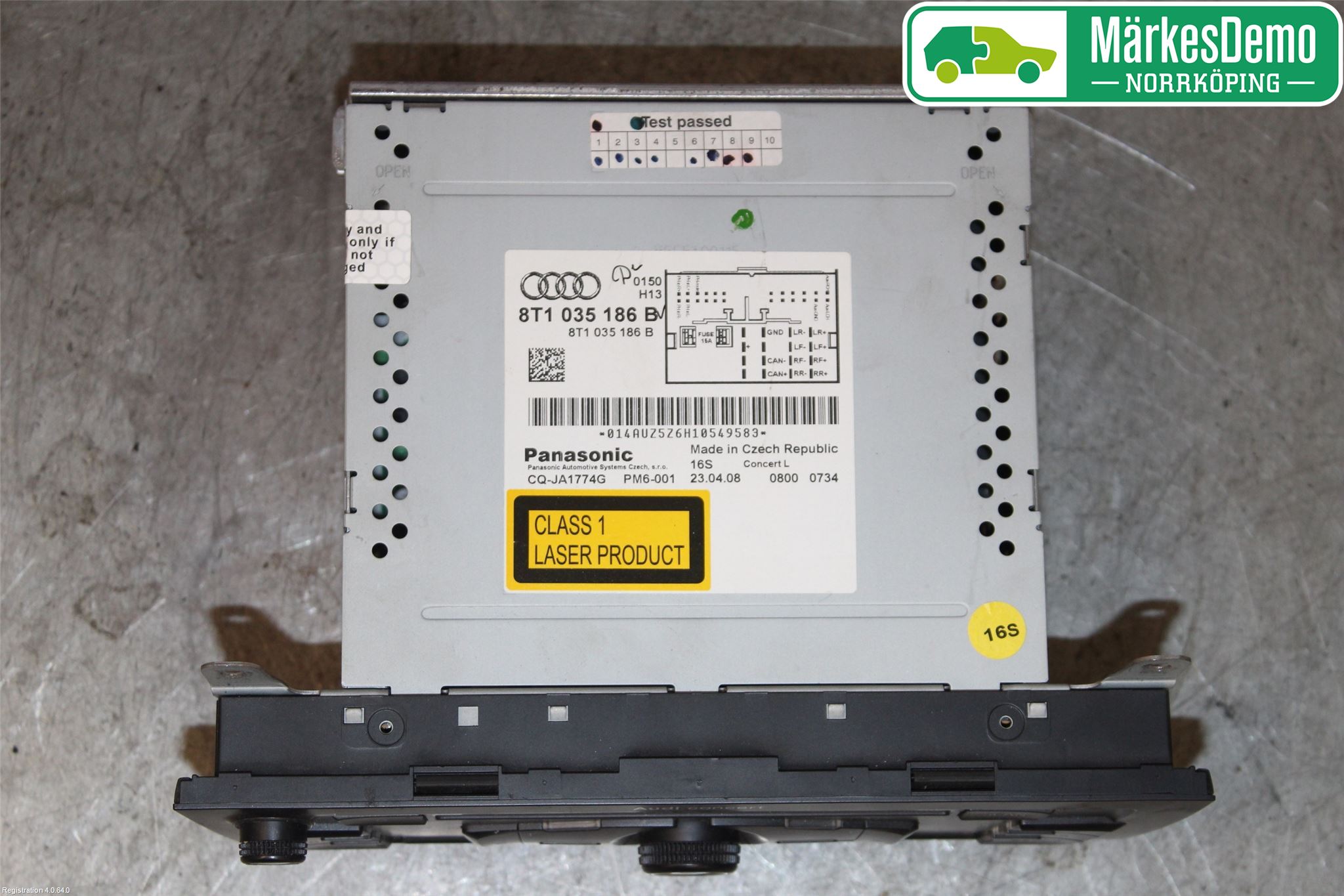 Audi A4/S4 08-11 Stereo Radio Med Cd