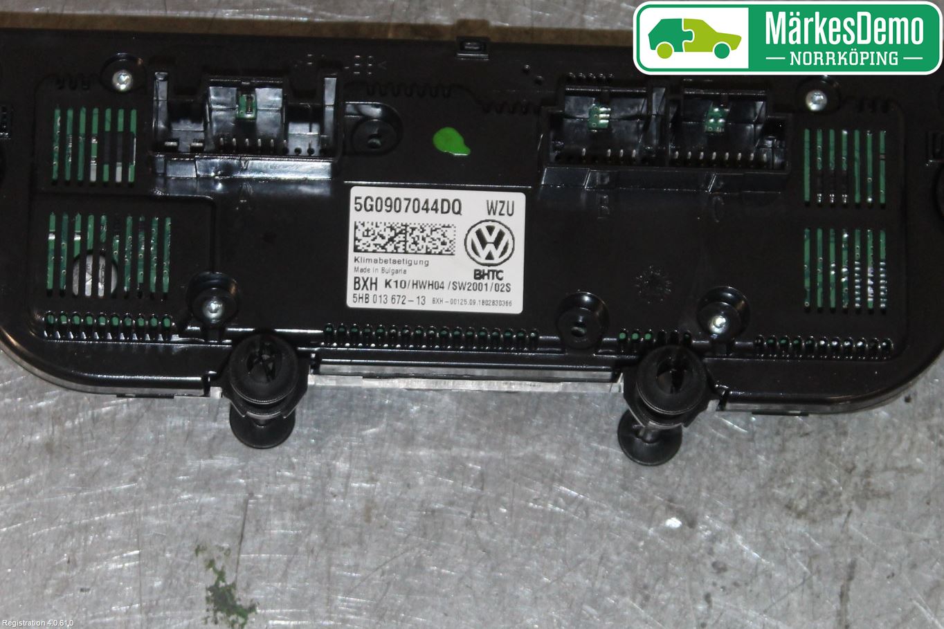 Volkswagen VW PASSAT 15-19 Varmeapparat Panel(Regulering)
