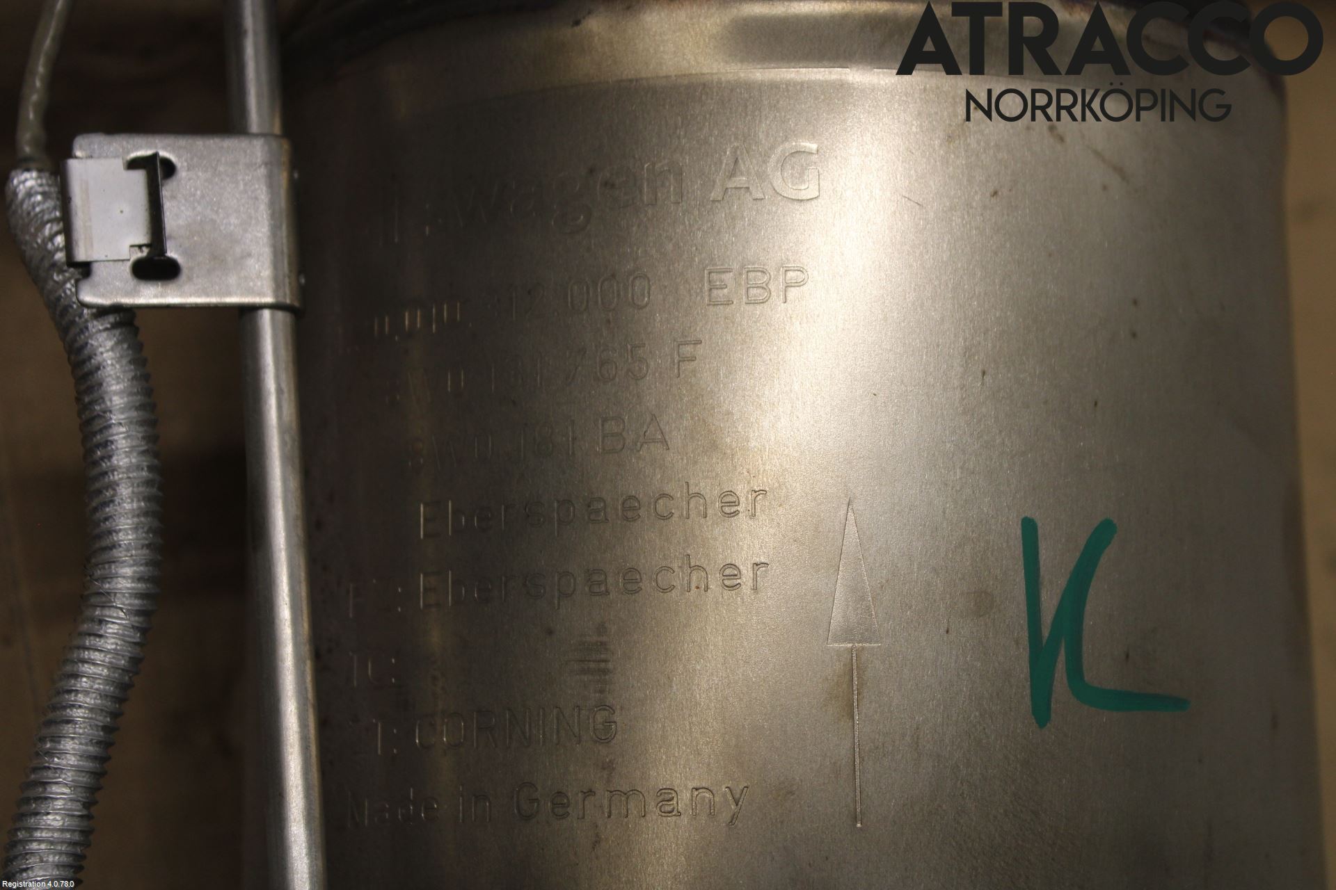 Audi A6 F2/C8 19- Eksos Partikketfilter