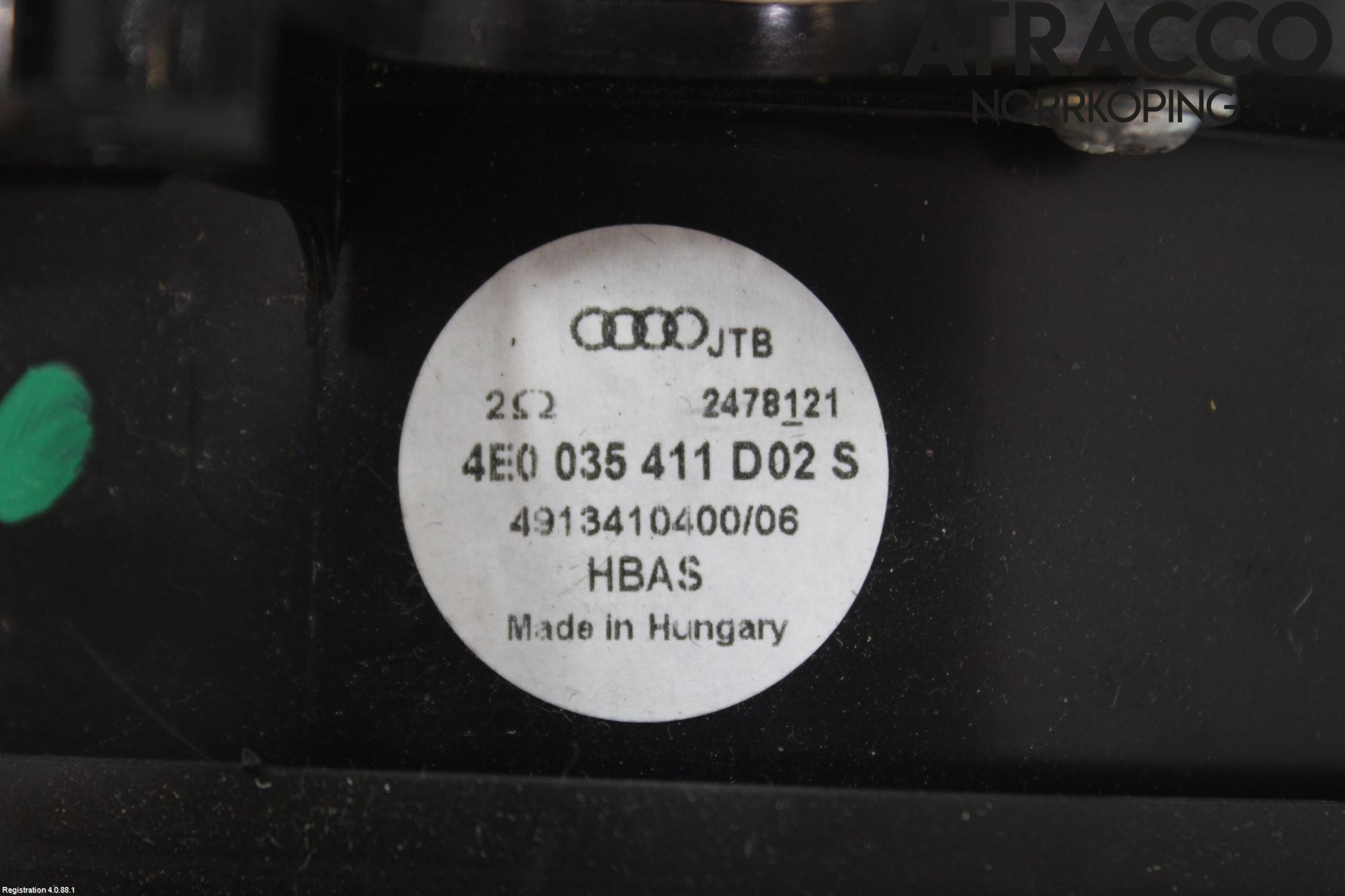 Audi A8/S8 4E  02-09 Innr Høyttaler